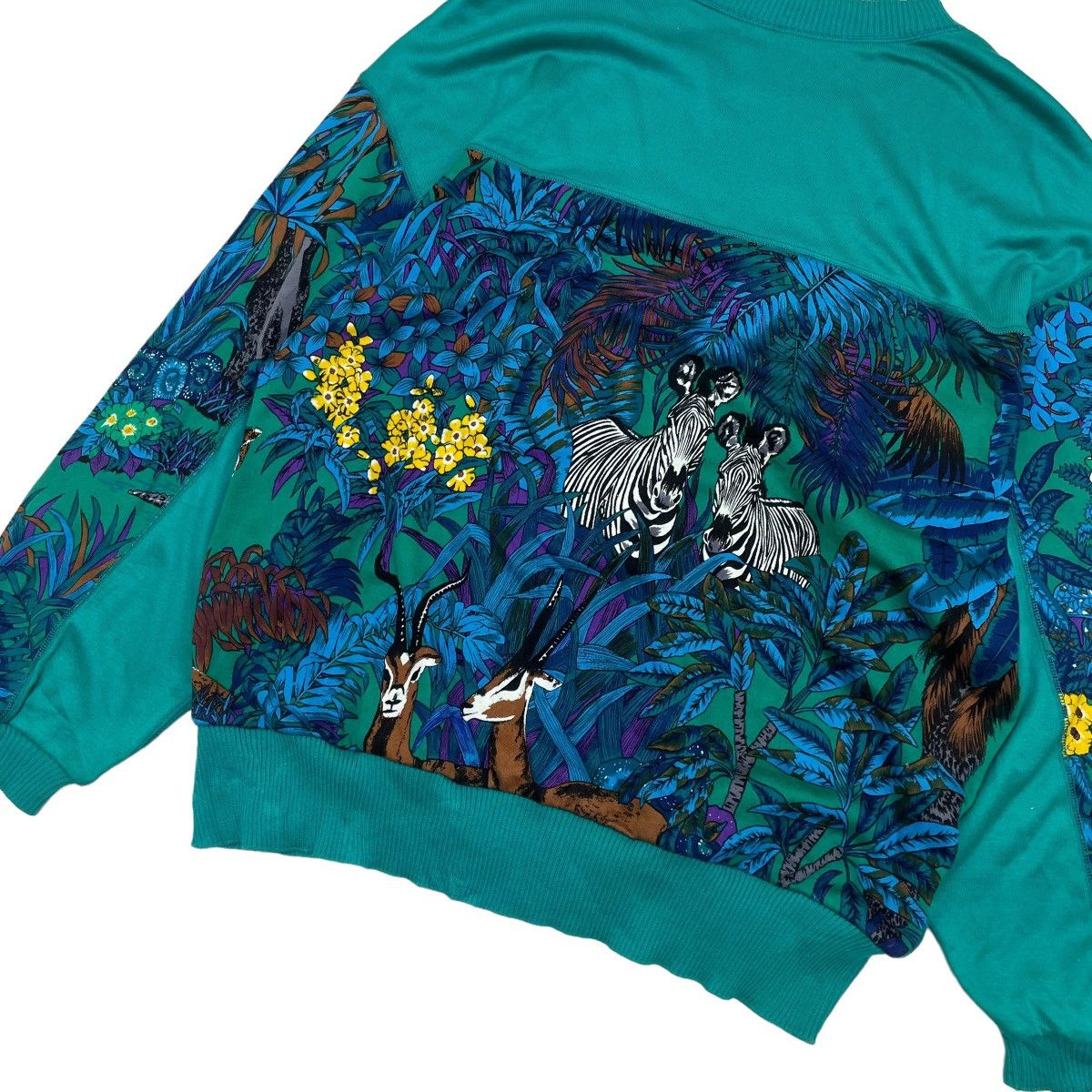 Japanese Brand × Lindbergh Japanese Brand Nature Full Print Floral Pullover Sweatshirt Size US M / EU 48-50 / 2 - 6 Thumbnail