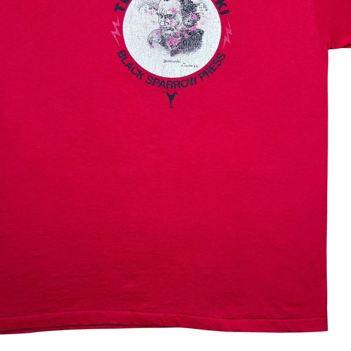 Vintage Vtg 1982 Team Bukowski Robert Crumb Black Sparrow Press Tee Size US L / EU 52-54 / 3 - 8 Thumbnail