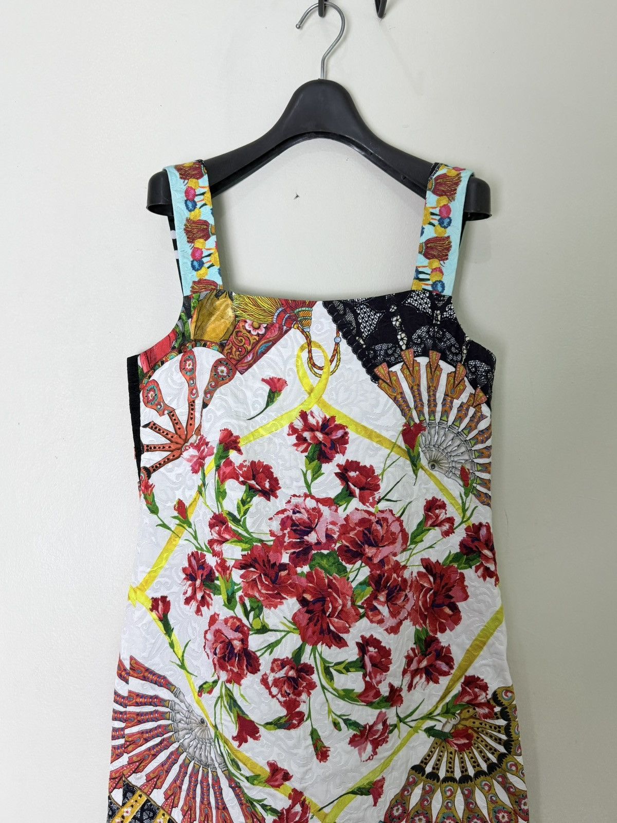 Dolce & Gabbana Dolce & Gabbana Floral Print Jacquard Mini Dress Size XS / US 0-2 / IT 36-38 - 3 Thumbnail