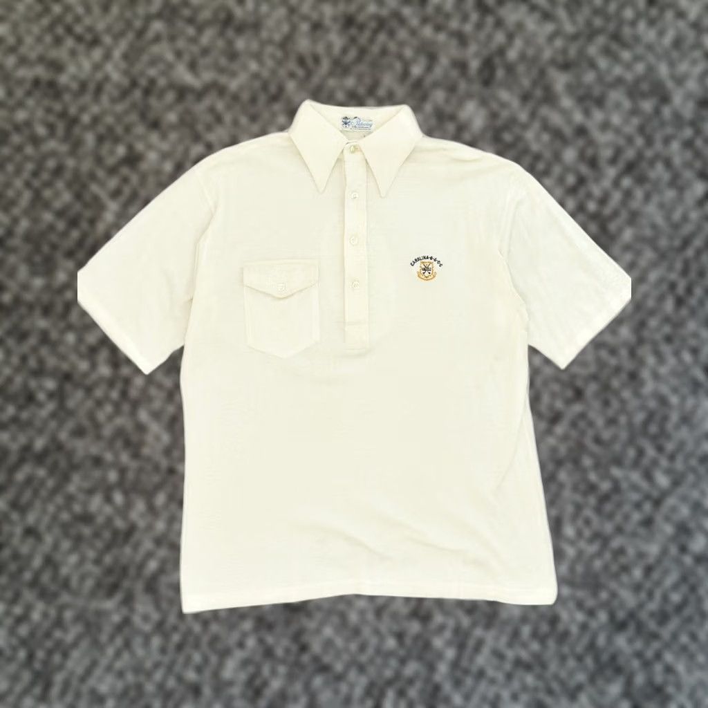 Vintage PICKWICK Mens Polo Shirt Large White Cotton Size US L / EU 52-54 / 3 - 1 Thumbnail