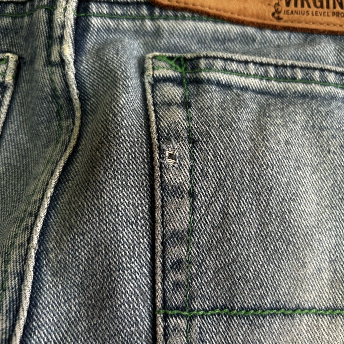 Akademiks Genuine Vintage Y2K Akademics Sick Baggy Jeans 👖 Size US 30 / EU 46 - 25 Thumbnail