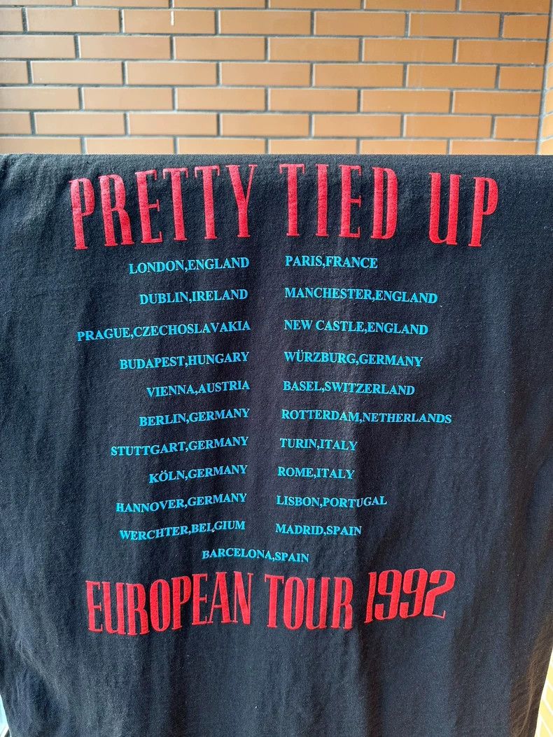 Vintage VintageTee 1992 European Tour 2505-Nextarrow Size US XL / EU 56 / 4 - 4 Thumbnail