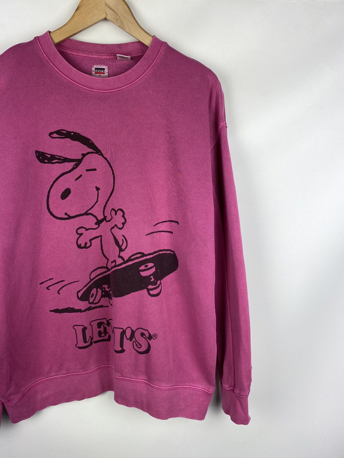 Levi's Levis Peanuts Snoopy unisex big logo sweatshirt pullover Size US S / EU 44-46 / 1 - 3 Thumbnail