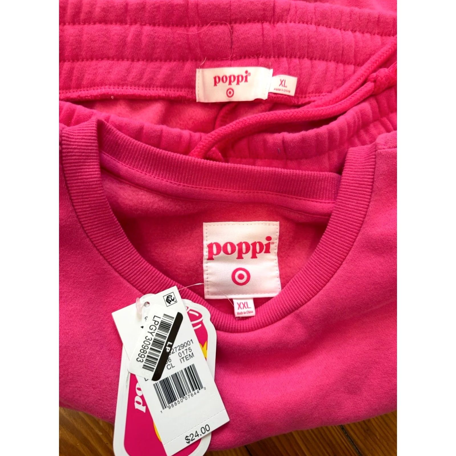 Pinko Poppi Sweatsuit Sweatshirt Sweatpants Pink XL XXL 2 Piece Tracksuit Size XL / US 12-14 / IT 48-50 - 3 Thumbnail