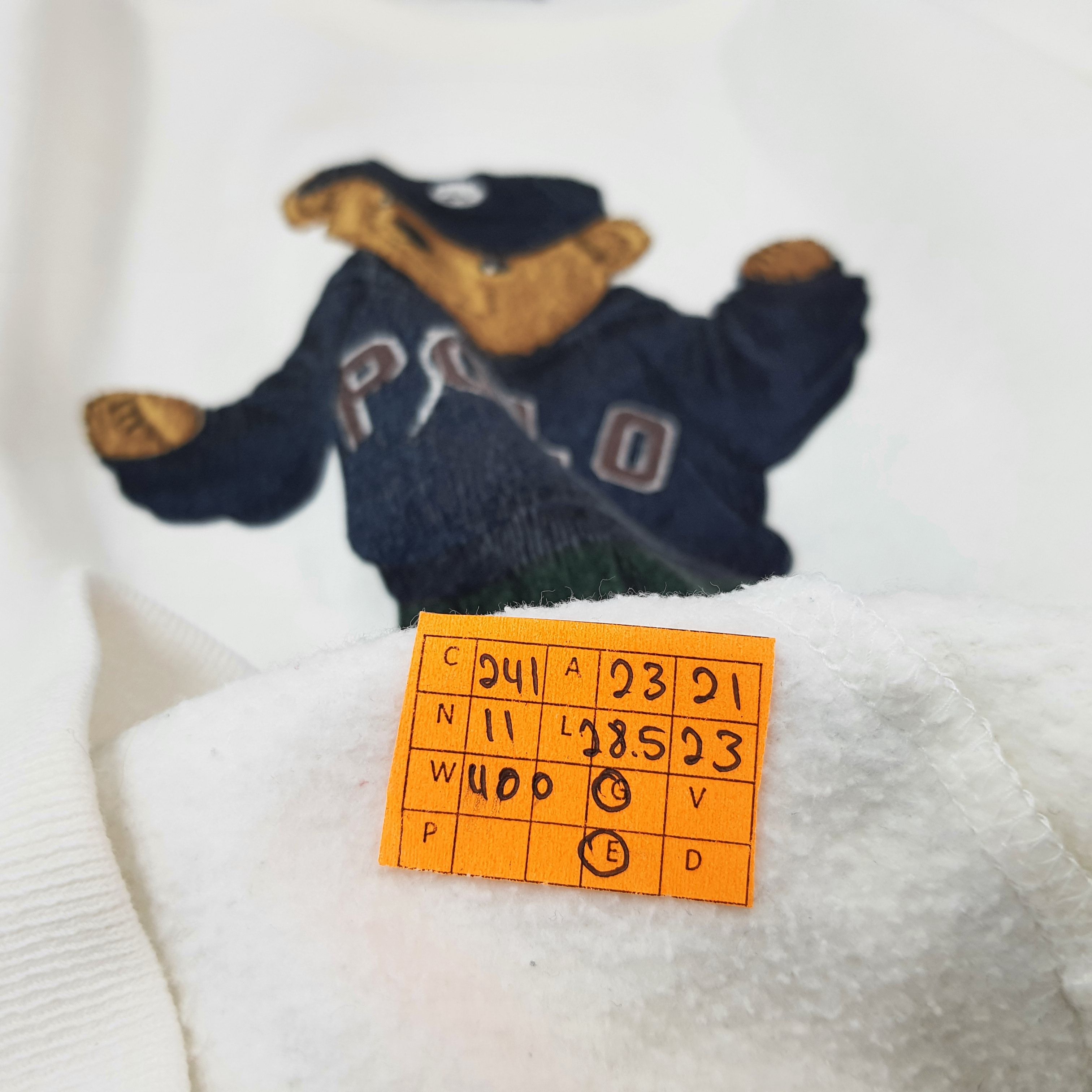 Polo Ralph Lauren vintage Polo Bear by Ralph Lauren Sweatshirt C241N11 Size US L / EU 52-54 / 3 - 7 Thumbnail
