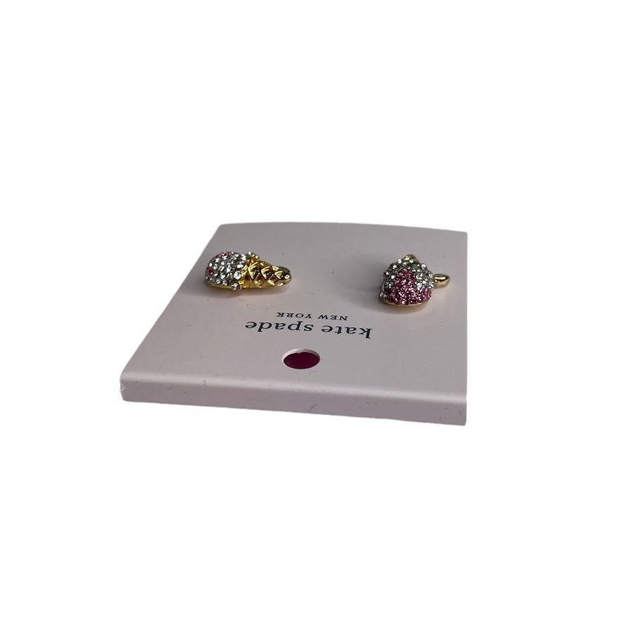 Kate Spade Kate Spade Ice Cream Sundae Earrings Gold Tone K6900 Novelty Size ONE SIZE - 3 Thumbnail