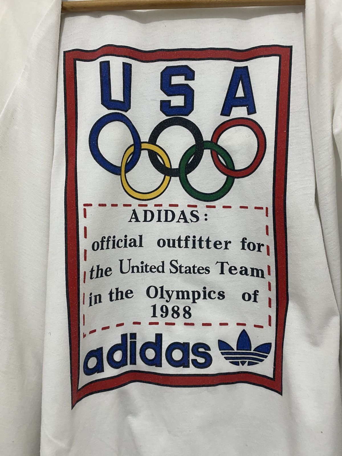 Adidas × USA Olympics × Vintage Vintage 1988 Adidas Olympic Usa Jacket Size US XL / EU 56 / 4 - 7 Thumbnail