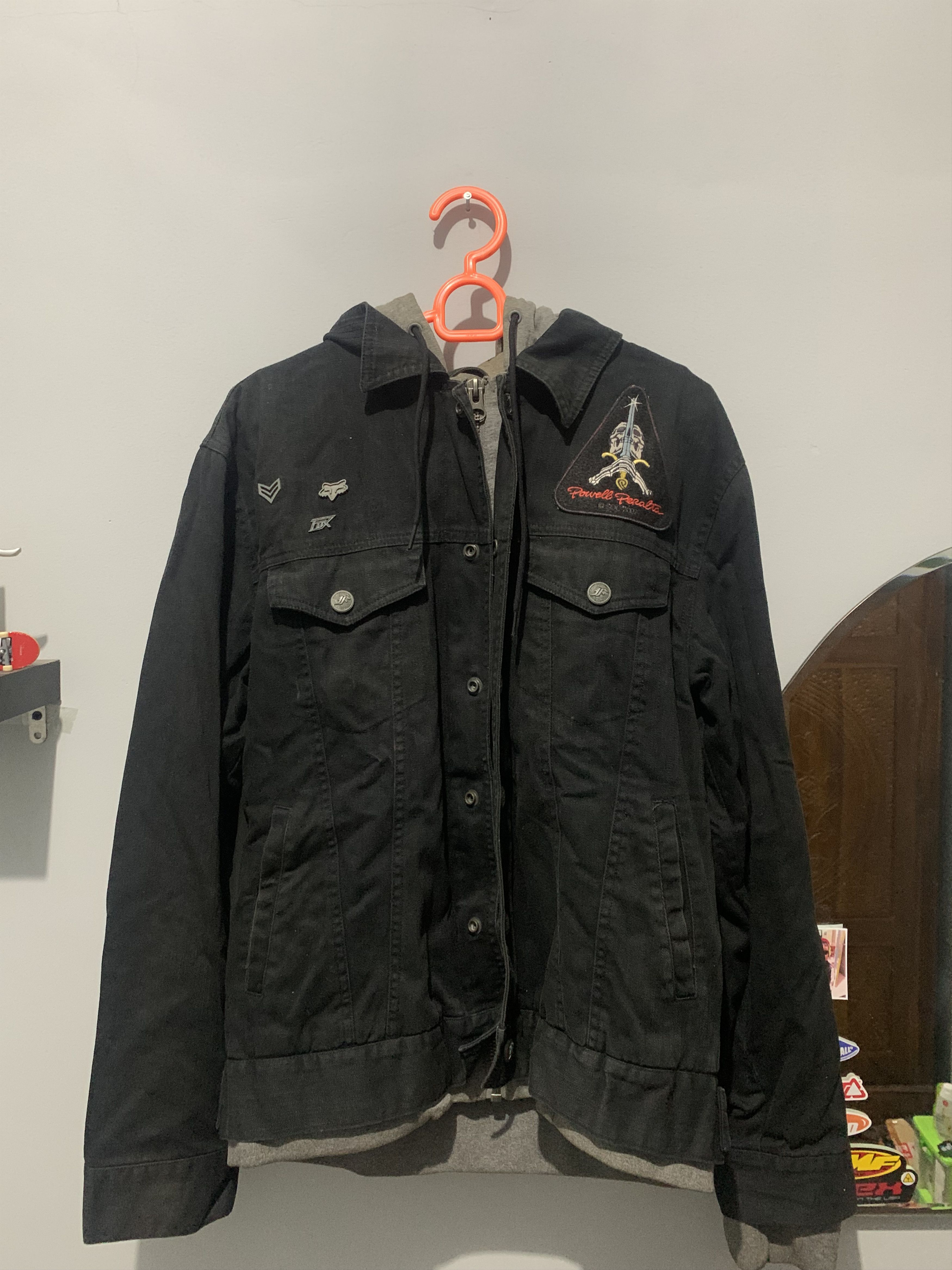 Fox Racing FOX RACING DUNKIRK HOODED DENIM JACKET Size US M / EU 48-50 / 2 - 1 Thumbnail