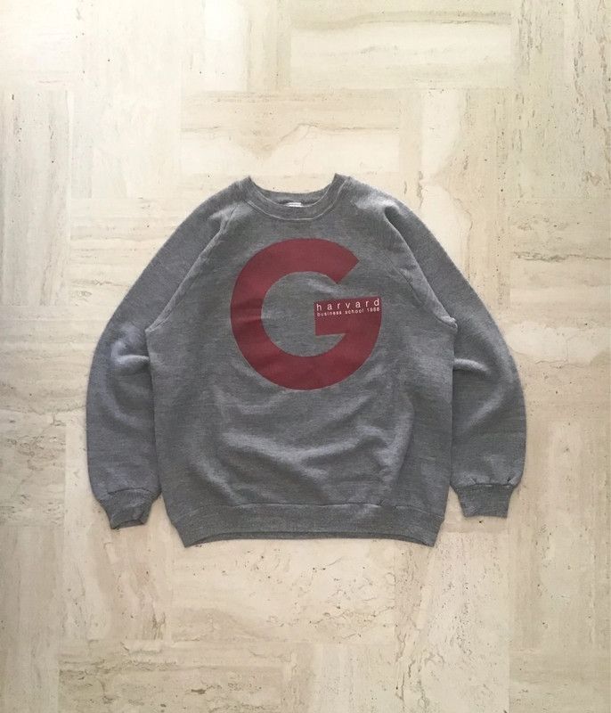 Jerzees × Russell Athletic × Vintage 1988 Vintage harvard business school sweat raglan jerzees Size US L / EU 52-54 / 3 - 1 Thumbnail