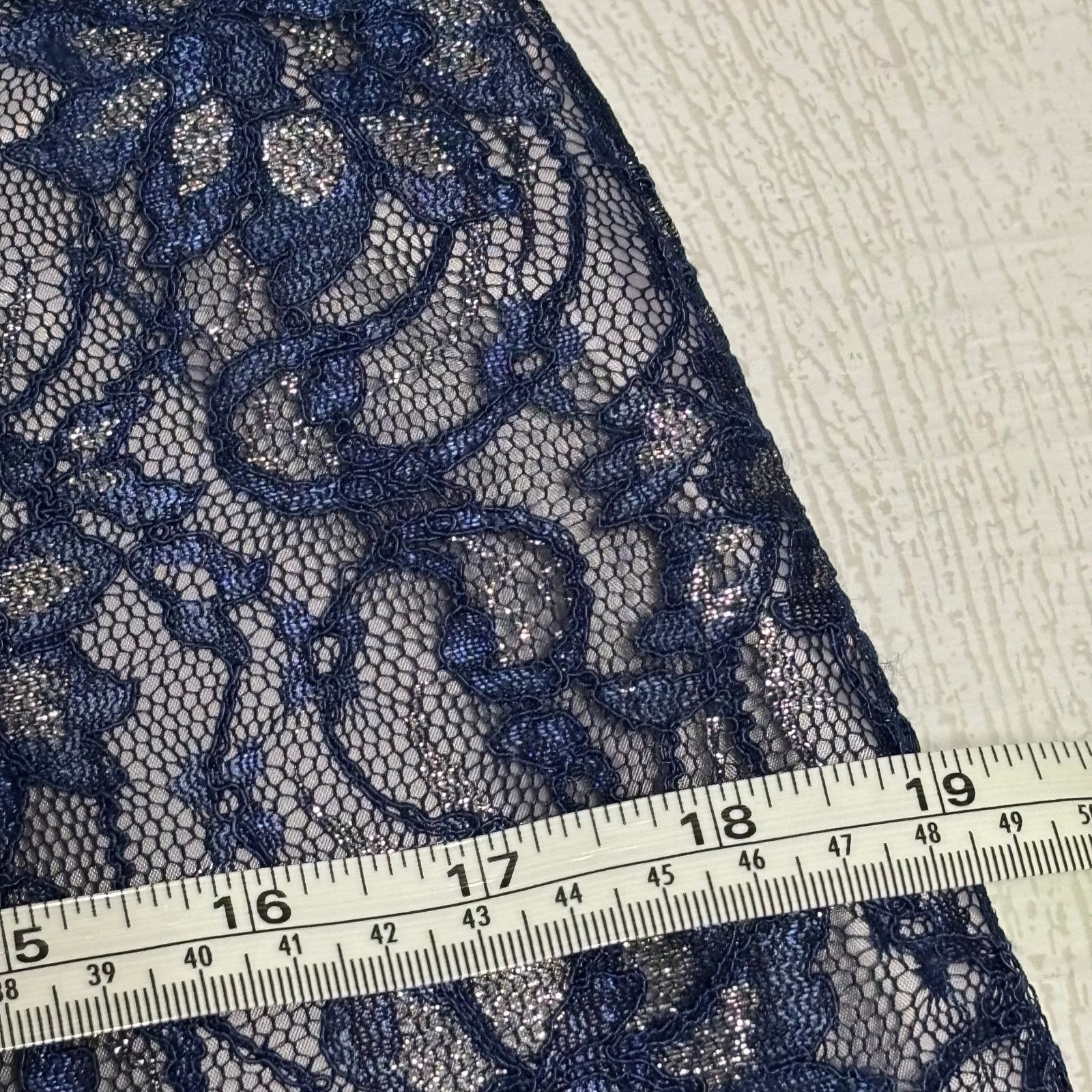 Other Patra Blue Shimmer Sheath Dress Size 12 Size XL / US 12-14 / IT 48-50 - 7 Thumbnail