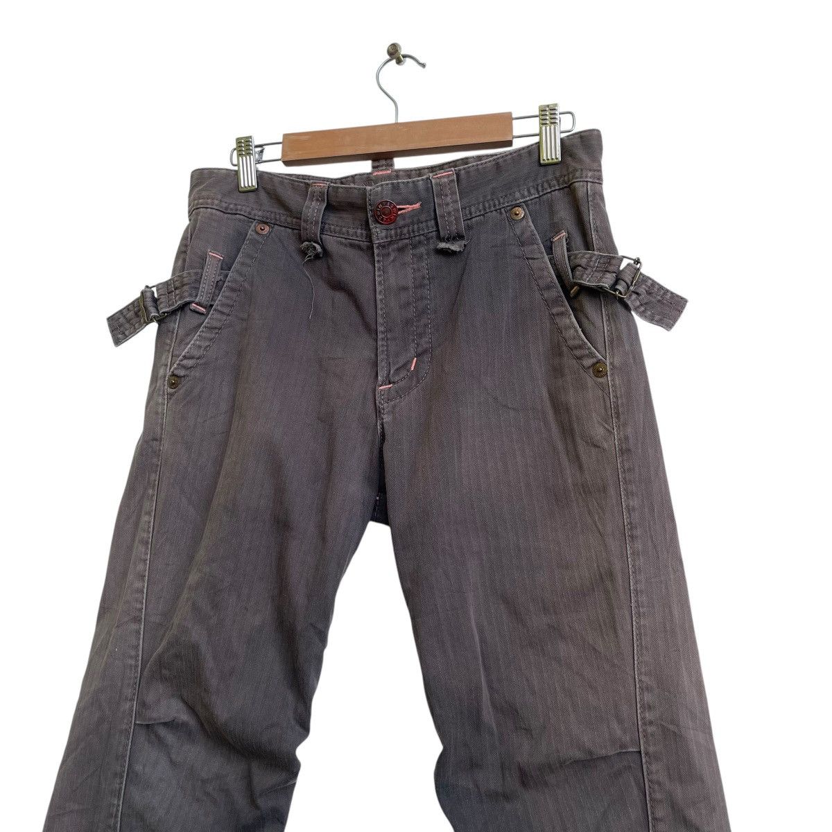 Edwin 💥Japanese Brand Edwin Buckle Fringe Denim Size US 31 - 6 Thumbnail