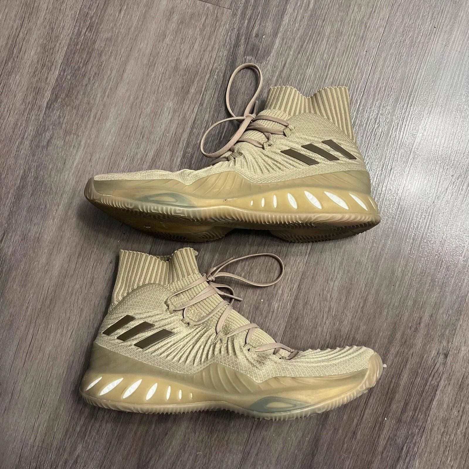 image of Size 11 - Adidas Crazy Explosive 2017 Primeknit Trace Khaki Shoes in Brown, Men's
