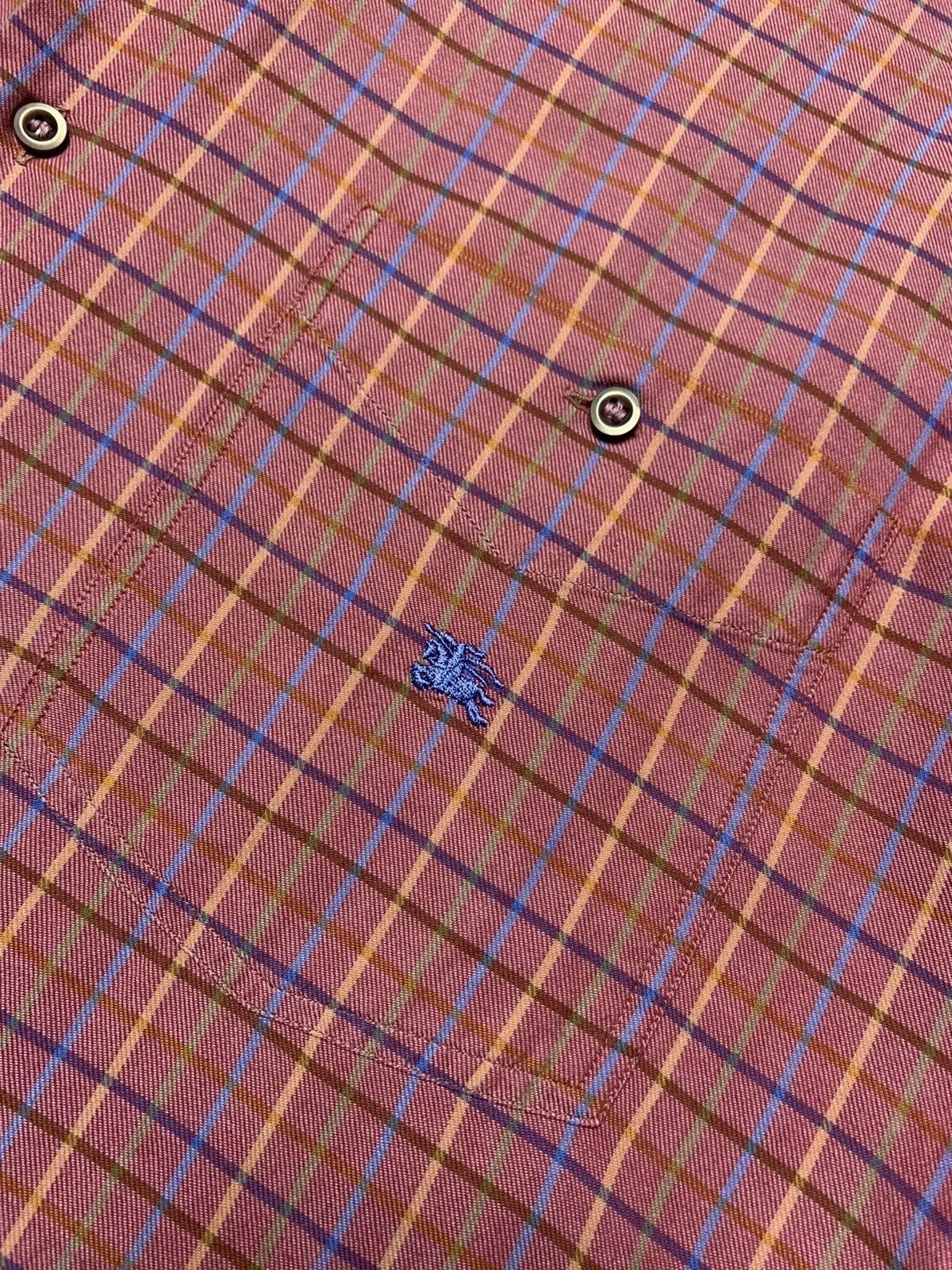 Burberry Vintage Burberry plaid shirt long sleeve rare size L logo Size US L / EU 52-54 / 3 - 3 Thumbnail