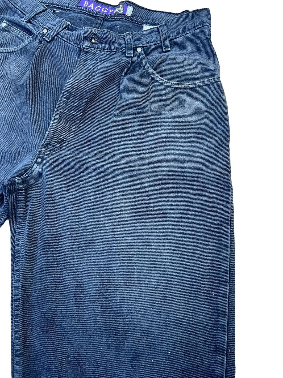 Levi's Vintage 1995 Levi’s Silvertab Faded Black Denim Baggy Jeans Size US 36 / EU 52 - 10 Thumbnail
