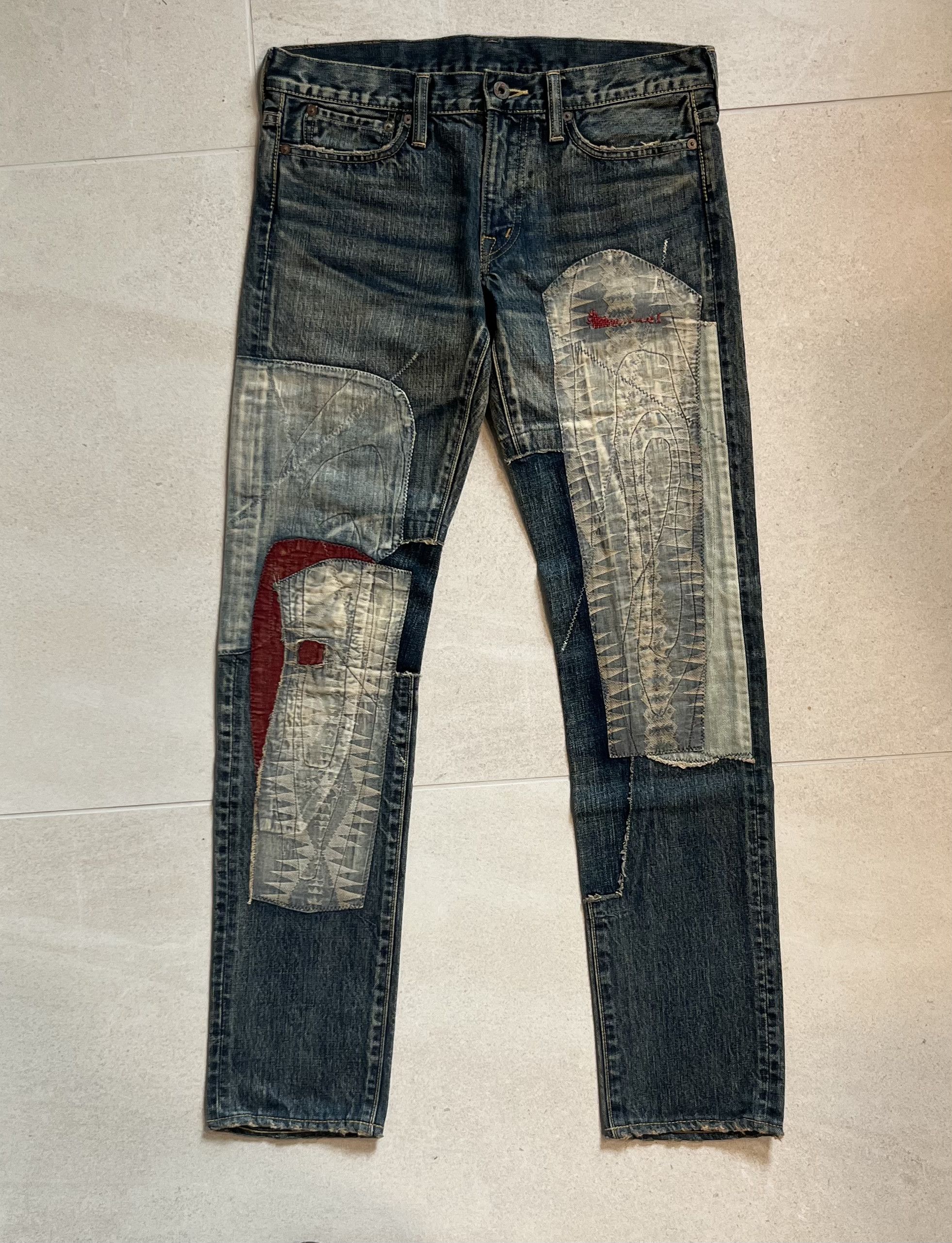Kapital Kapital Embroidered Distressed Denim Size US 30 / EU 46 - 1 Thumbnail