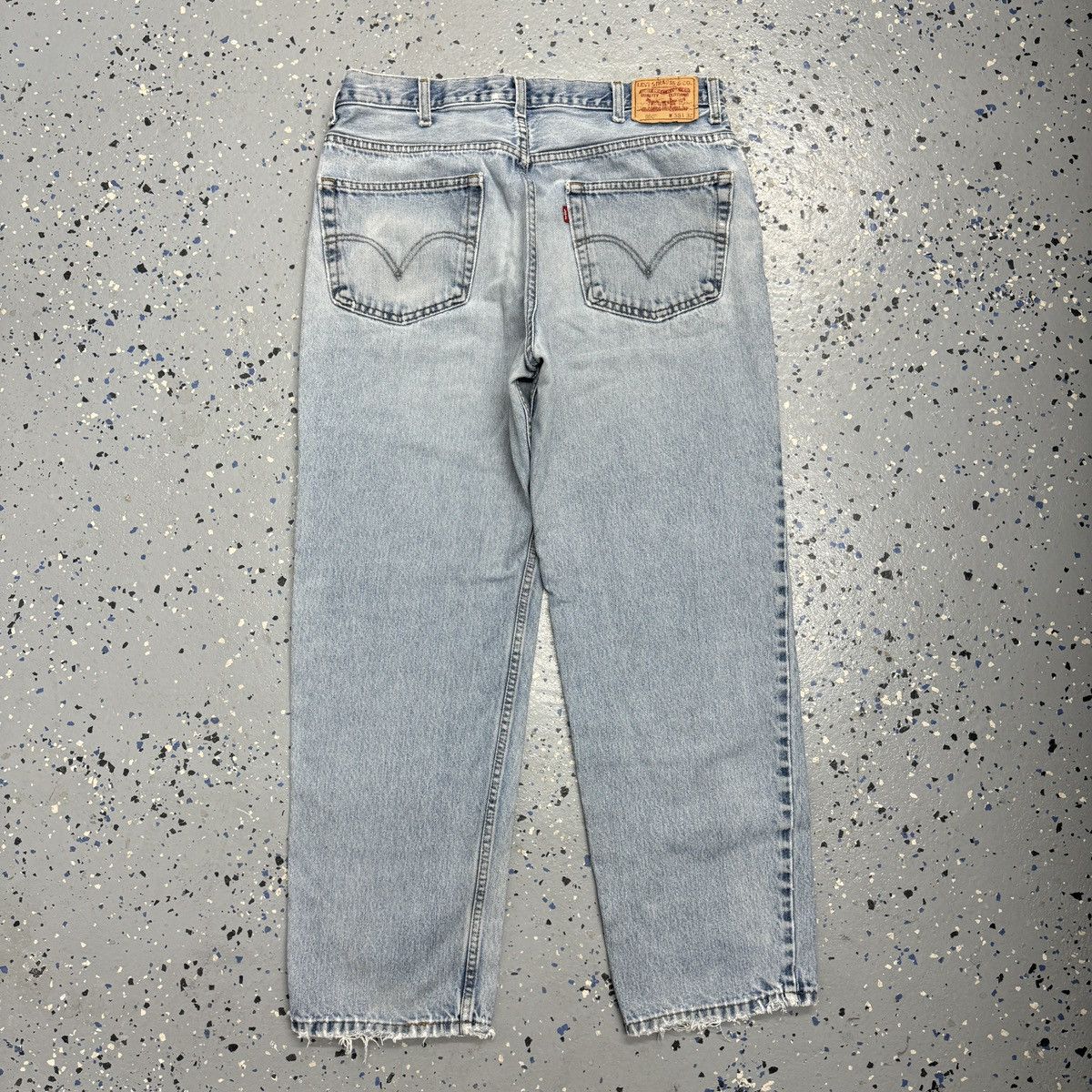 Levi's × Vintage VTG Y2K Levis 550 Jeans Denim Relax Fit Baggy Light Wash Size US 36 / EU 52 - 1 Thumbnail