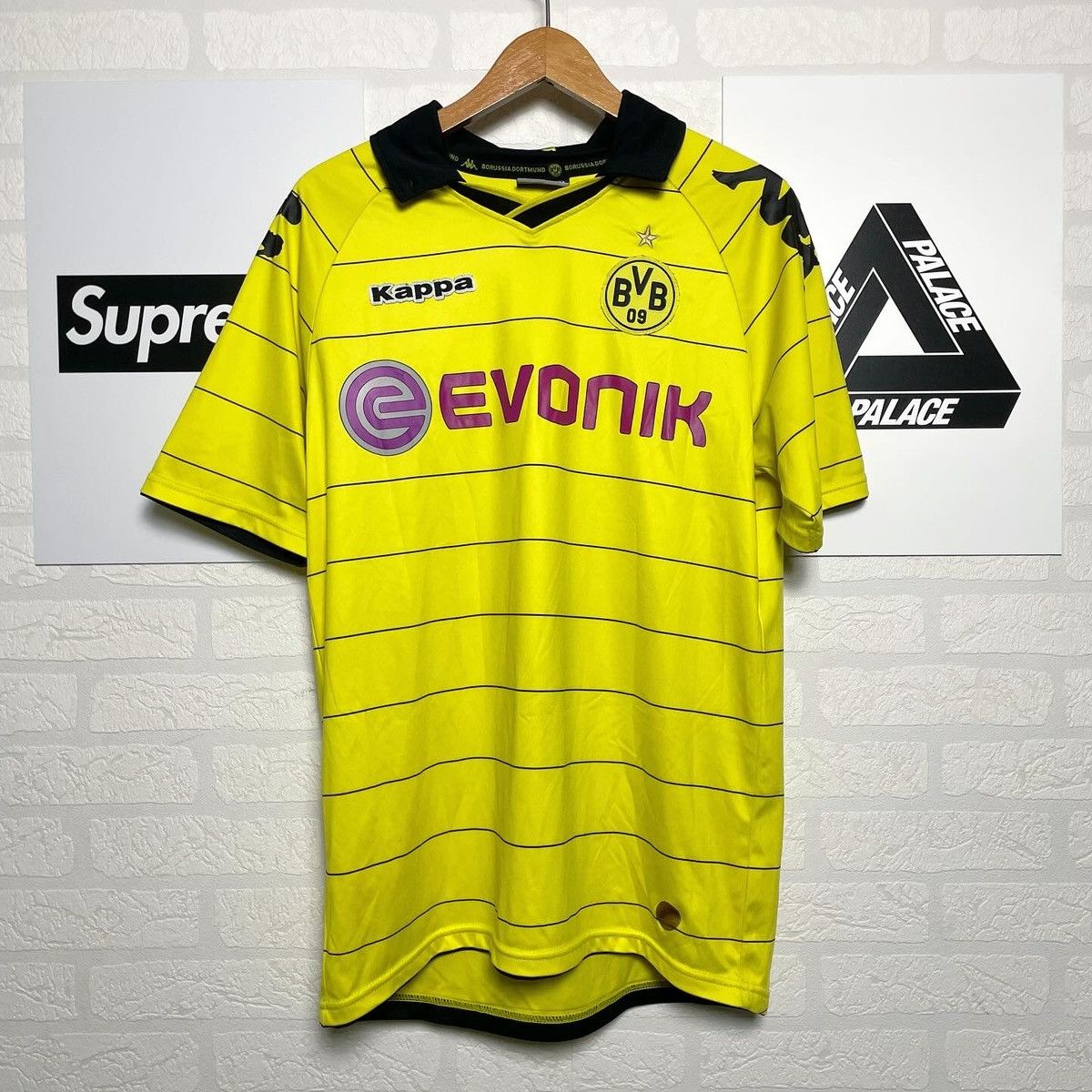 Kappa Kappa BVB #23 Kagawa Borussia Dortmund 2010/11 Home Jersey Size US M / EU 48-50 / 2 - 2 Thumbnail