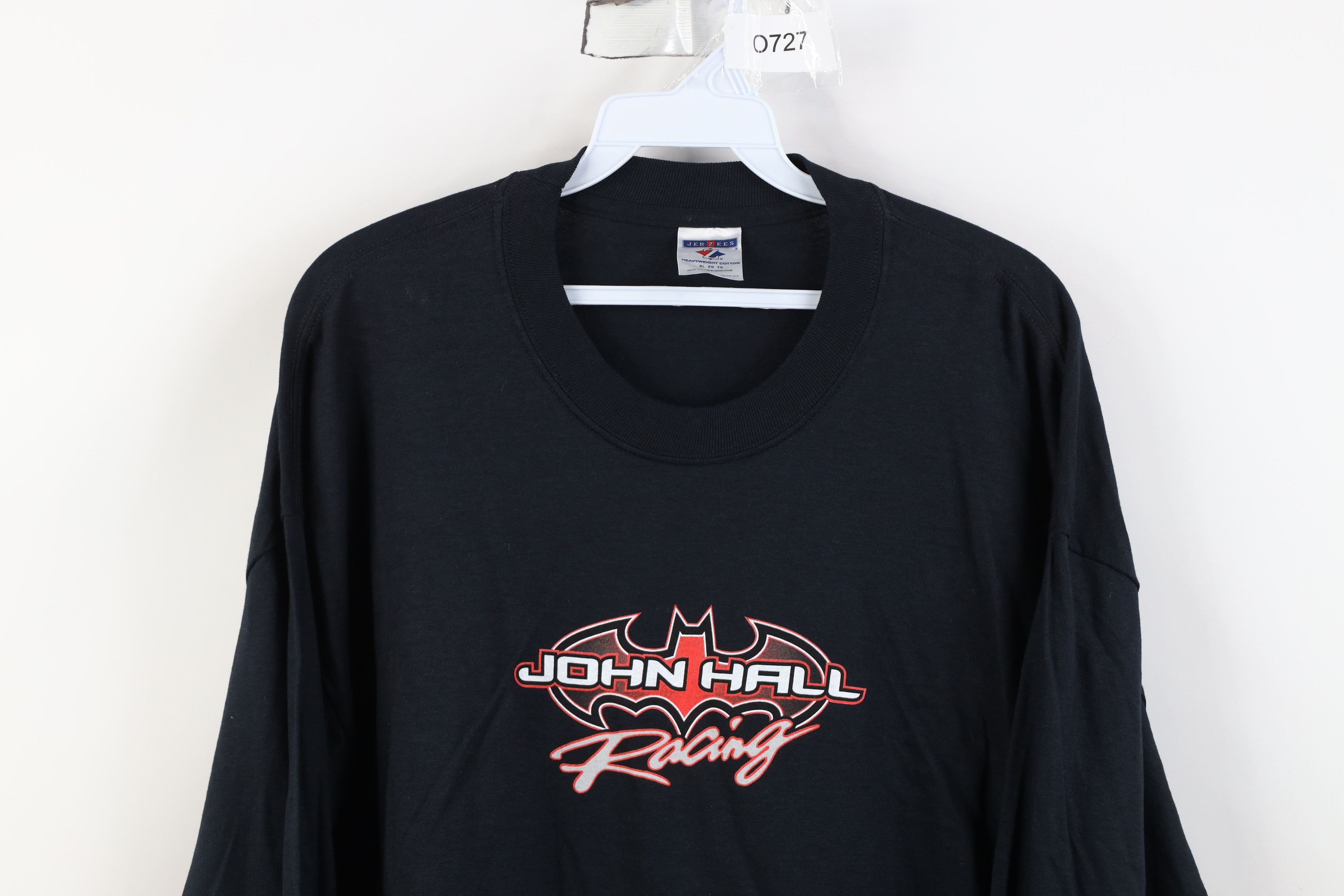 Vintage Vintage Y2K Batman John Hall Racing Long Sleeve T-Shirt Size US XL / EU 56 / 4 - 2 Thumbnail