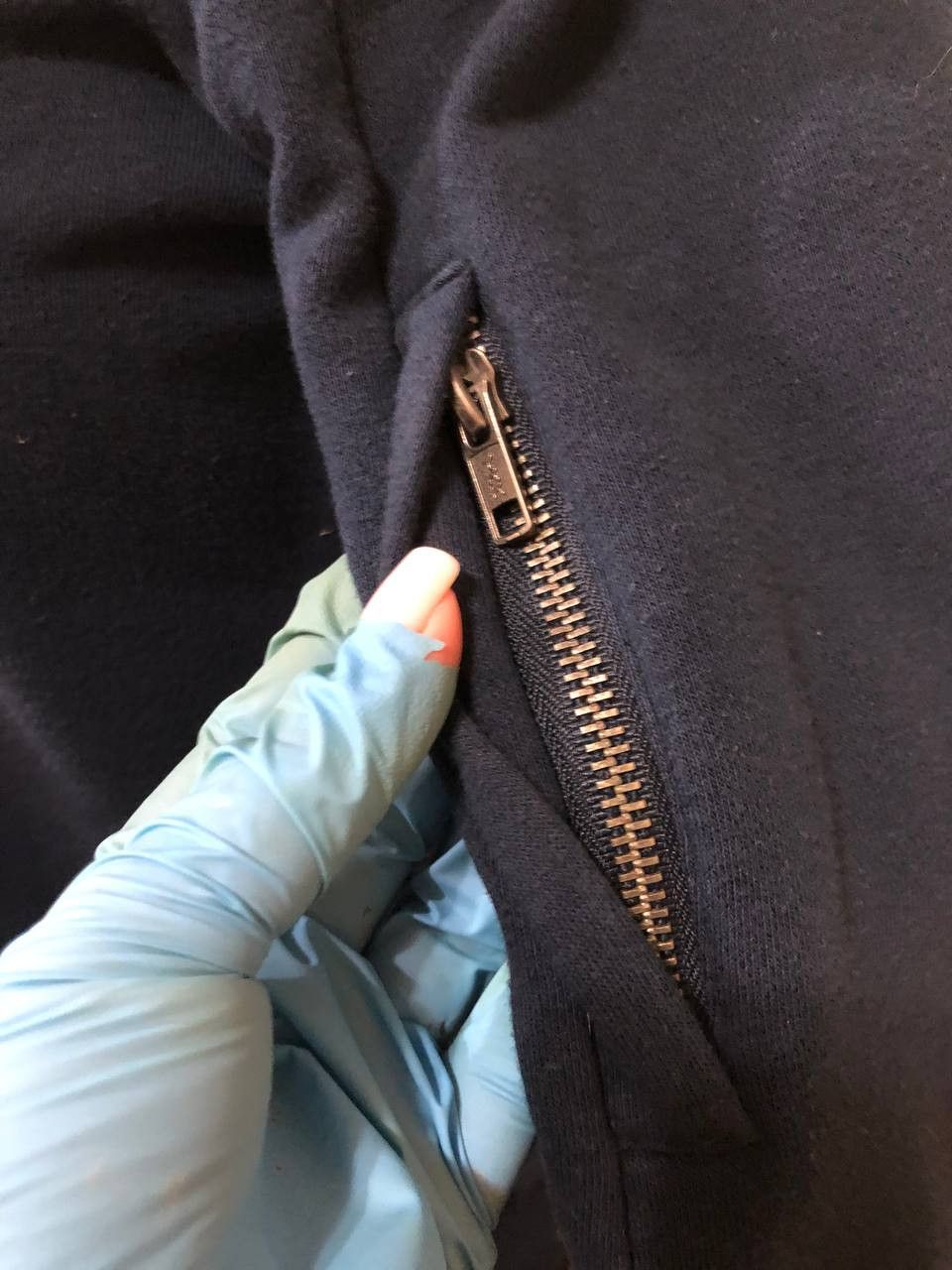 True Religion True Religion Womens Blue Sleeve Cropped Sweater Size L Size L / US 10 / IT 46 - 5 Thumbnail