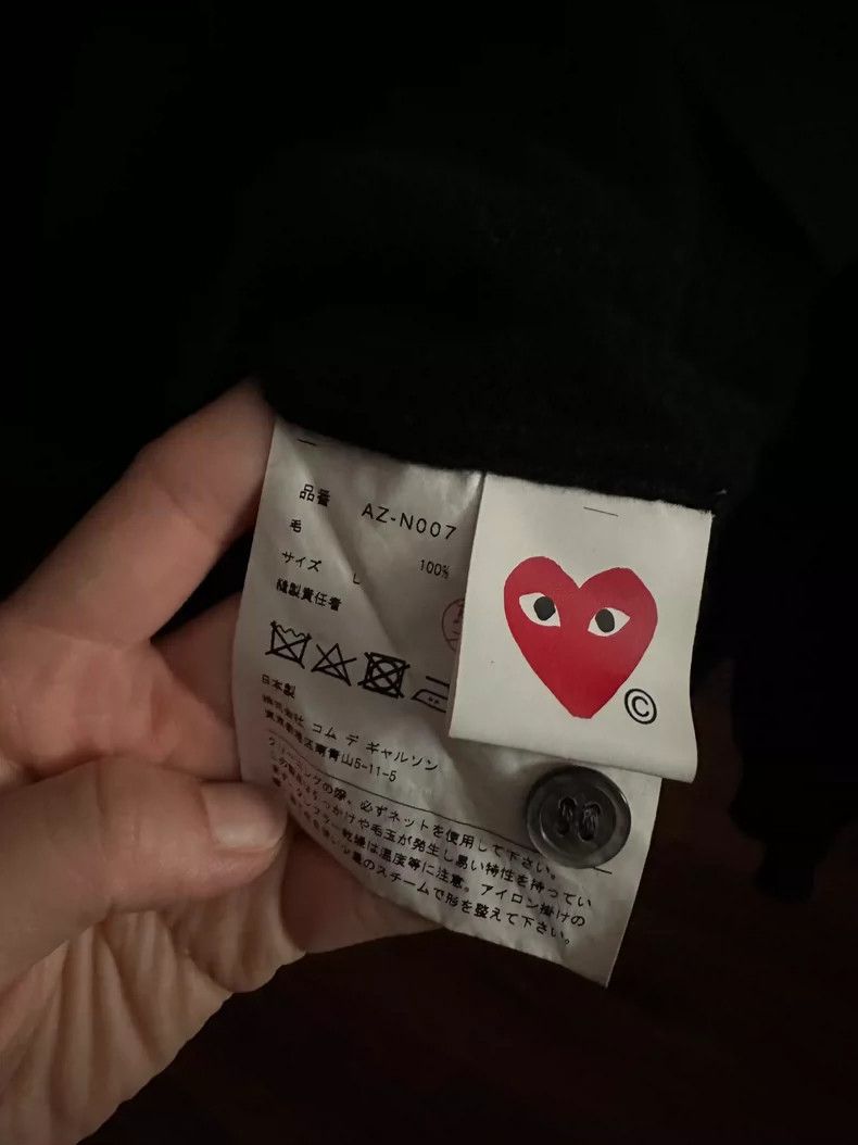Comme des Garcons Comme Des Garcons Black Cardigan Size L / US 10 / IT 46 - 2 Thumbnail
