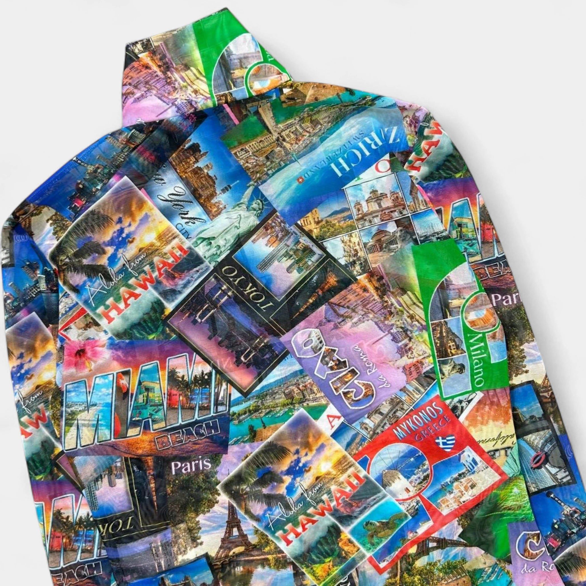 Balenciaga Balenciaga Postcard Print Mesh Long Sleeve Size US M / EU 48-50 / 2 - 8 Thumbnail