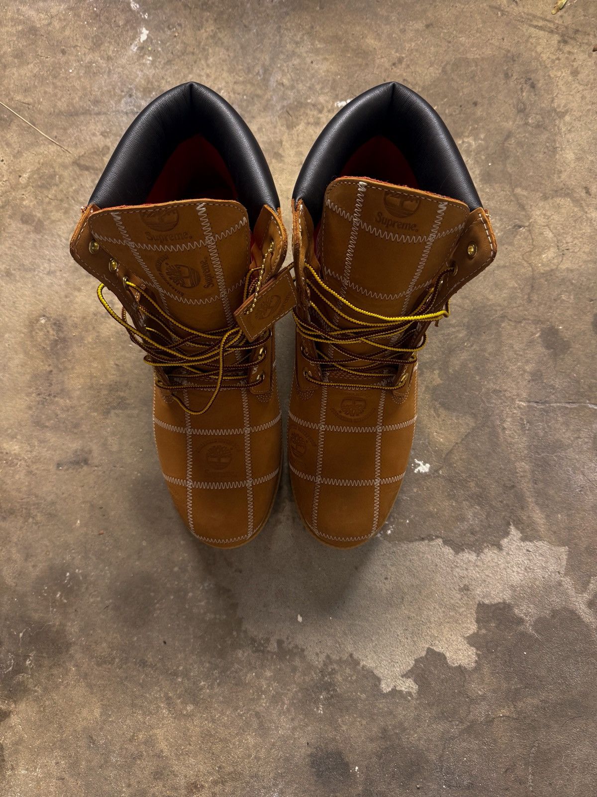 Supreme × Timberland Supreme Timberland Patchwork ‘Wheat’ Size US 12 / EU 45 - 3 Thumbnail