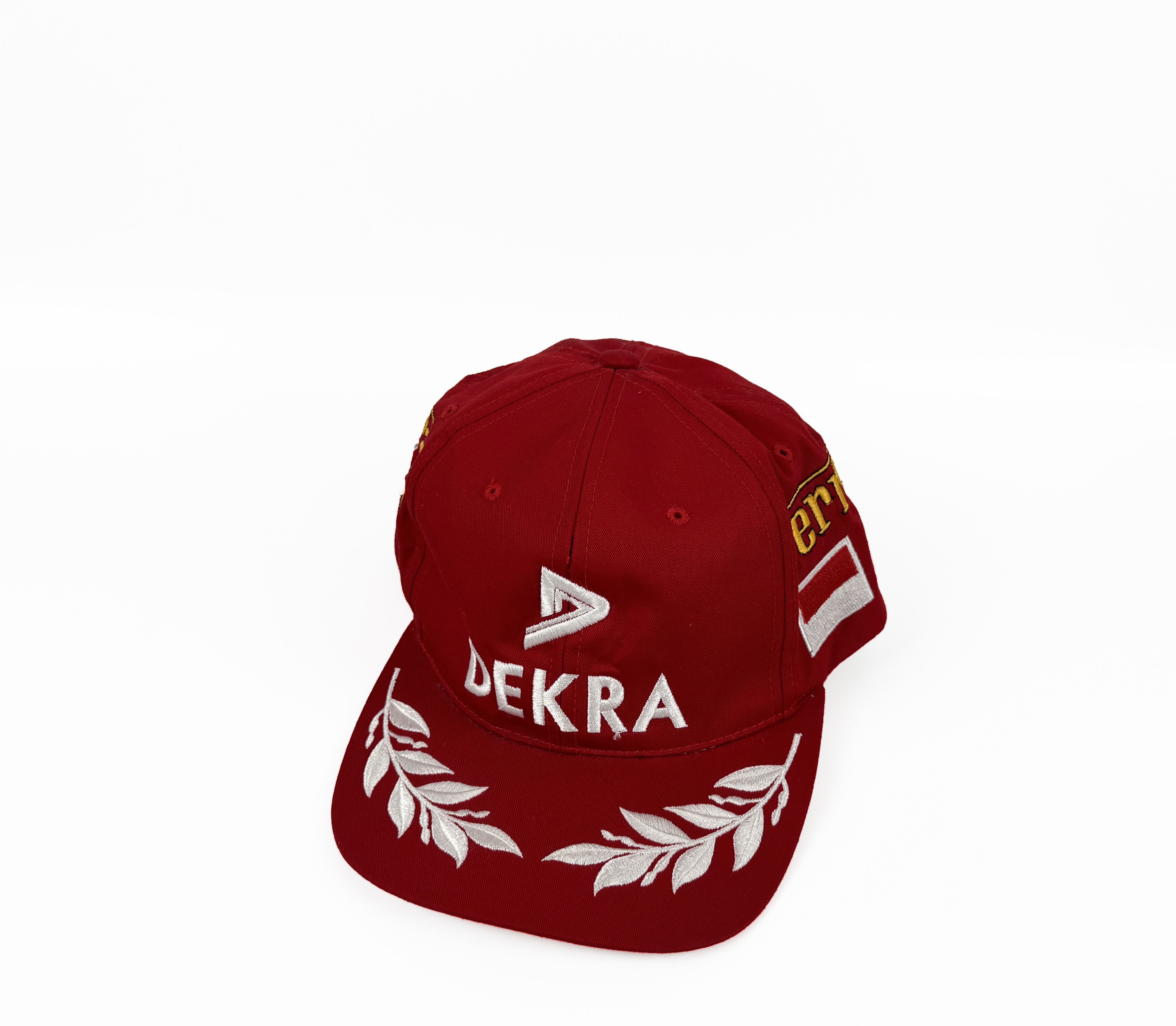 Vintage RARE Vtg Michael Schumacher 1 FERRARI DEKRA Formula 1 Cap Size ONE SIZE - 1 Thumbnail