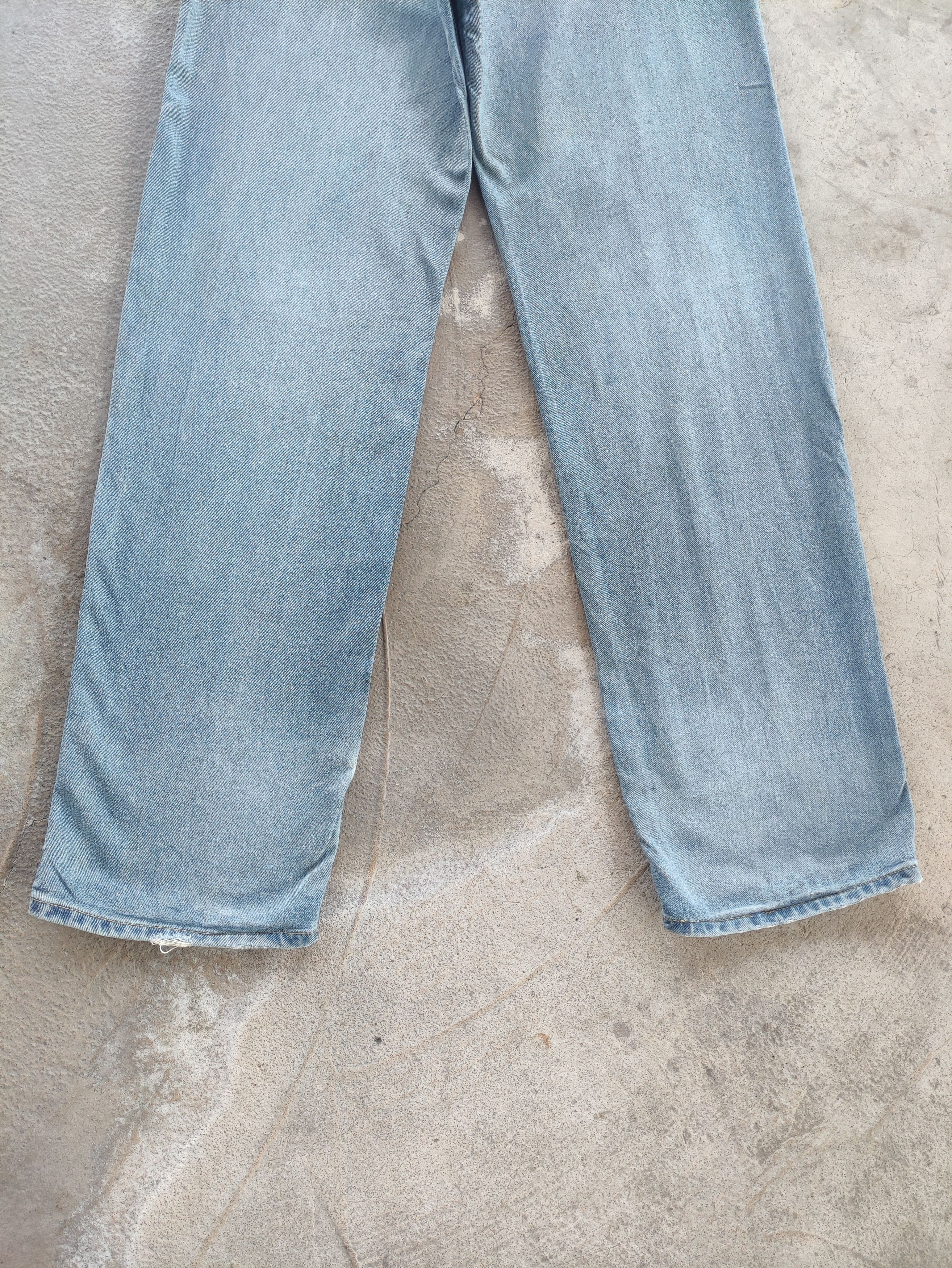 Edwin Vintage Edwin Jean Distressed Faded Denim Pants Size US 31 - 11 Thumbnail