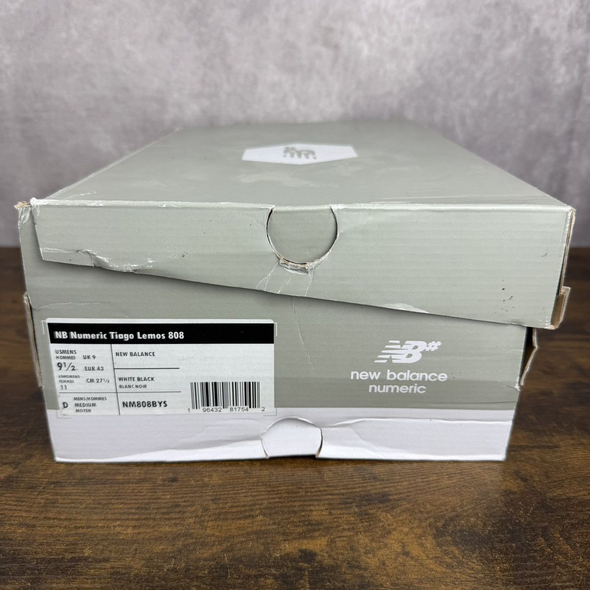 New Balance NEW New Balance Numeric 808 Tiago Lemos White Aqua NM808BYS Size US 9.5 / EU 42-43 - 9 Thumbnail
