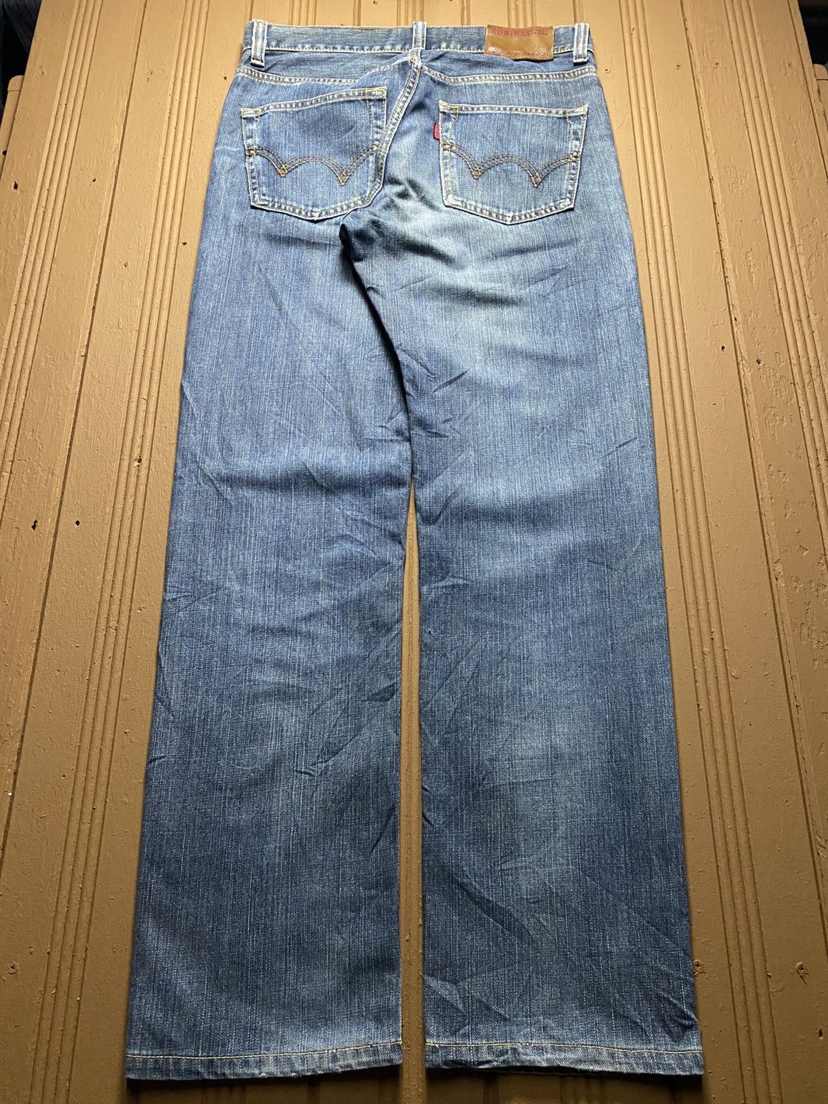 Japanese Brand Vintage Edwin 503 Premium Japan Distressed Loose Jeans Size US 32 / EU 48 - 2 Thumbnail