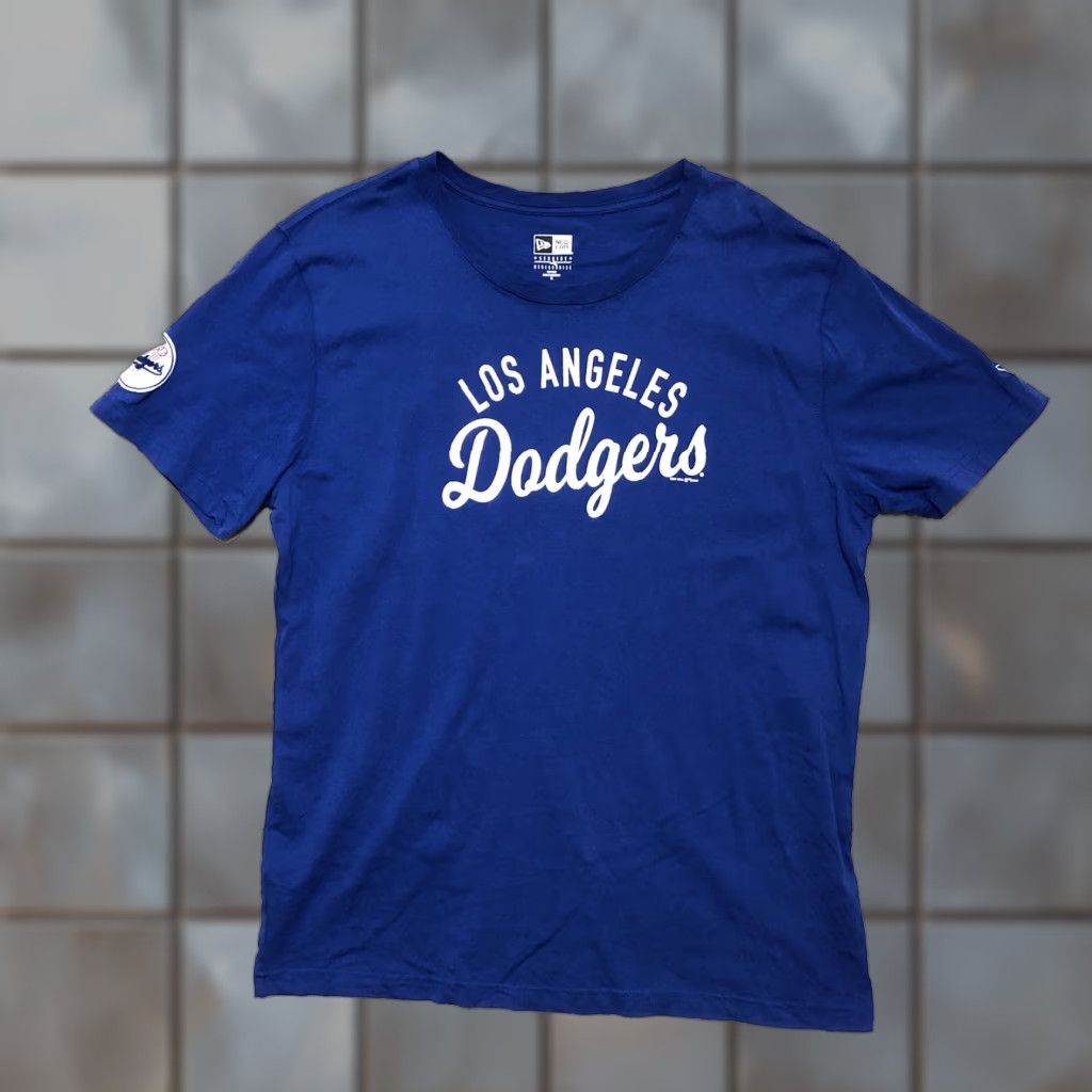 New Era New Era Dodgers T-Shirt MLB Blue Embroidered Logo XL Mens Short Sleeve Crew Neck Size US XL / EU 56 / 4 - 1 Thumbnail