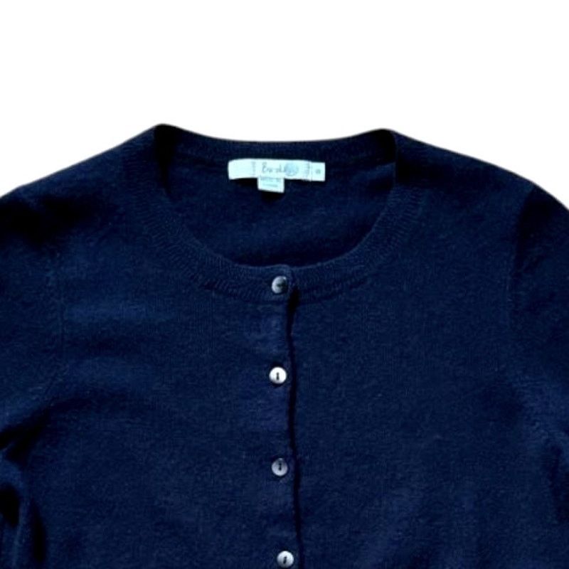 Boden Boden Navy Blue Cashmere Sweater | Size S Size S / US 4 / IT 40 - 3 Thumbnail