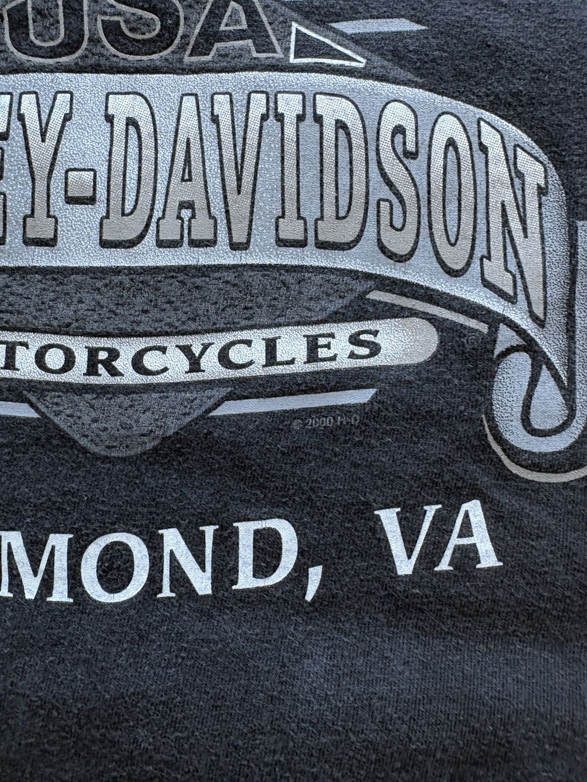 Harley Davidson Vintage 90s Harley Davidson Graphic Tee Faded Black Size US L / EU 52-54 / 3 - 7 Thumbnail