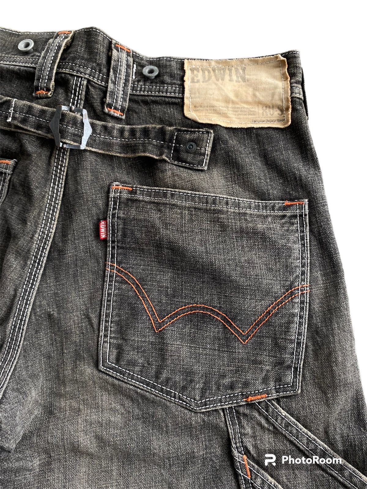 Edwin × Vintage Japan Edwin 405XVS Carpenter Rust Rugged Black Size US 30 / EU 46 - 8 Thumbnail