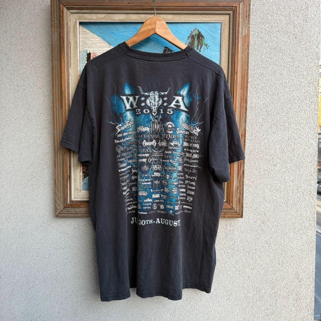 Vintage Wicked 2015 Festival Graphic Tee Black Grey Size US M / EU 48-50 / 2 - 6 Thumbnail