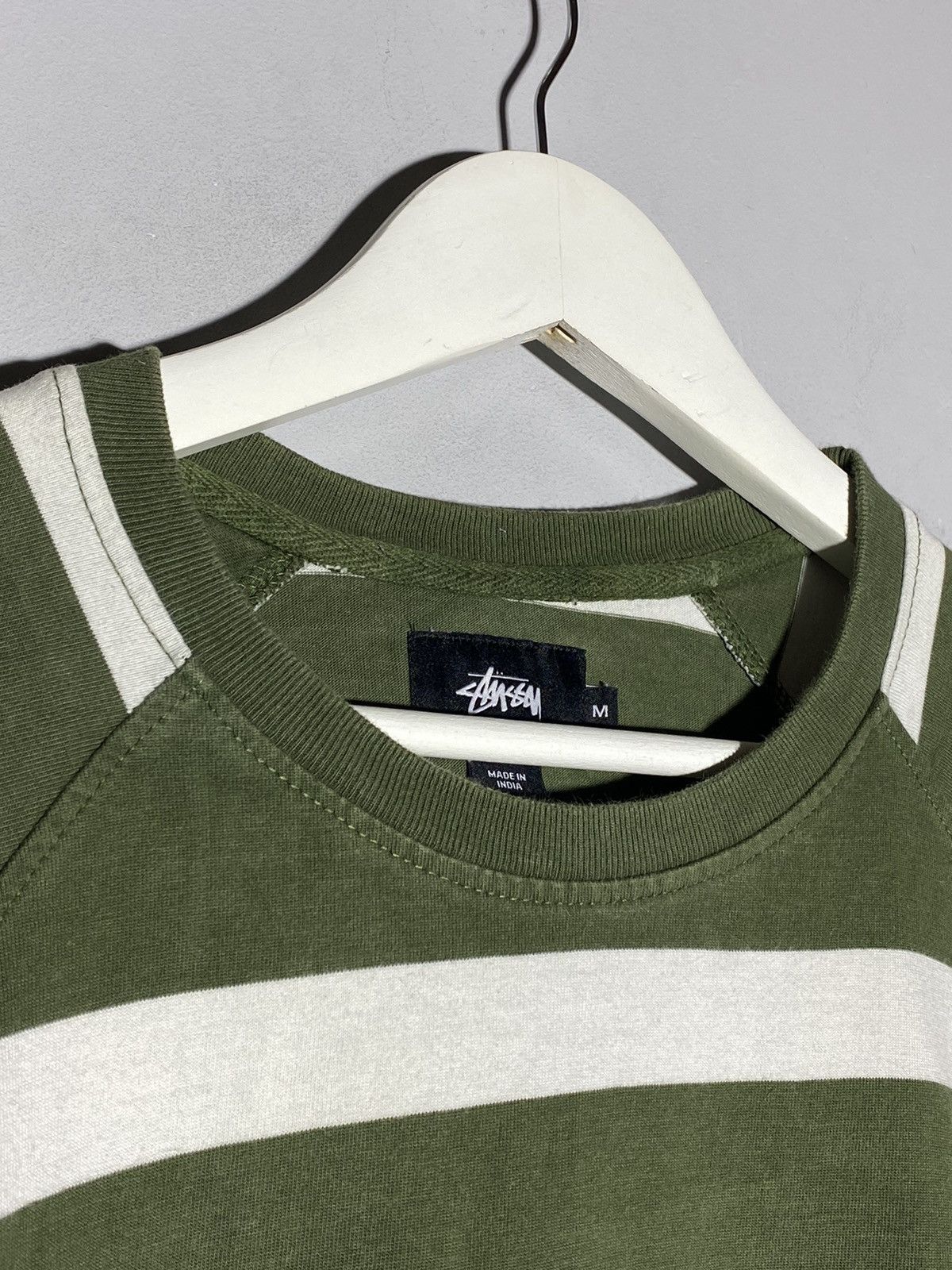 Stussy Stussy Striped Crew Neck Sweatshirt Size US M / EU 48-50 / 2 - 5 Thumbnail