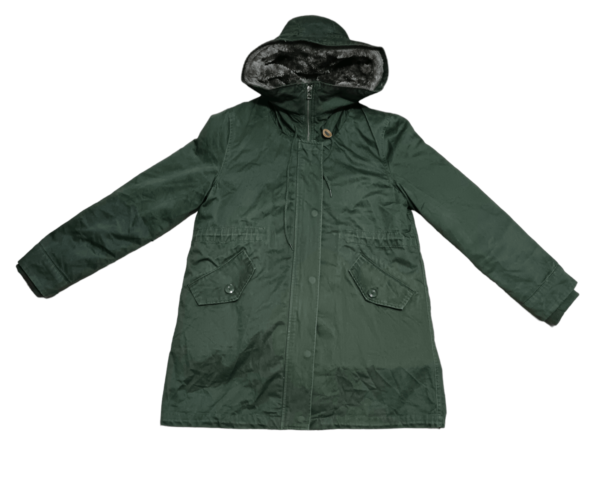 LOWRYS FARM LOWRYS FARM FAUX FUR LINING HOODED JACKET Size M / US 6-8 / IT 42-44 - 2 Thumbnail