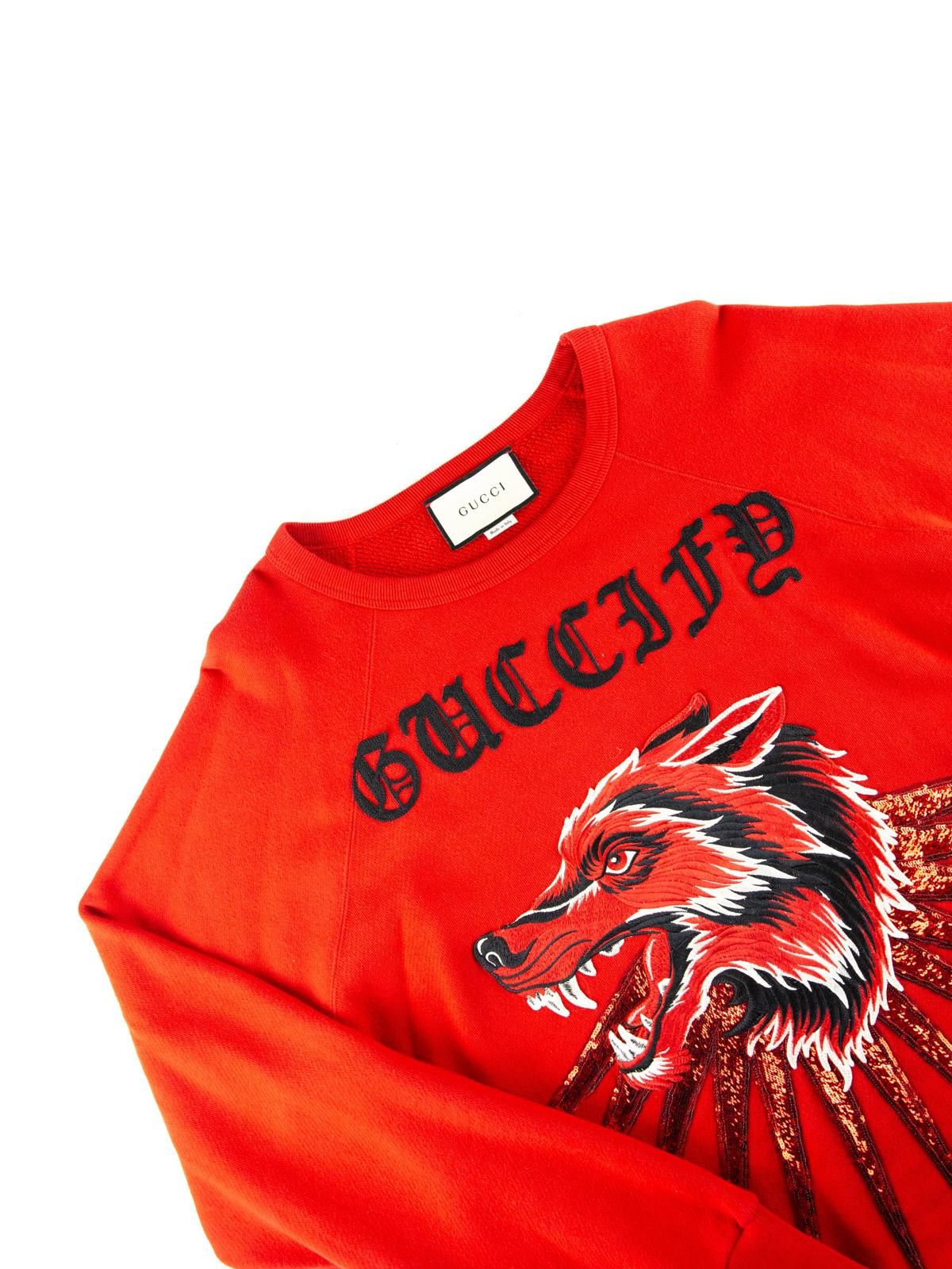 Gucci Guccify Red Wolf Sweatshirt