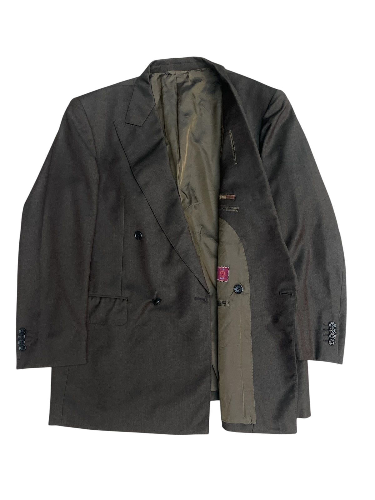 Ermenegildo Zegna Zegna Trofeo 100% Superfine Australian Wool Suit Jacket Size US M / EU 48-50 / 2 - 5 Thumbnail