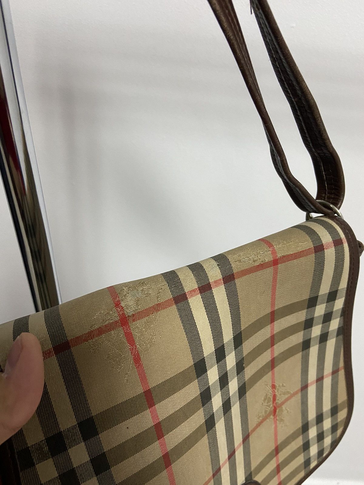 Burberry × Vintage Burberry Small Logo Vintage nova check Bag Luxury Size ONE SIZE - 9 Thumbnail