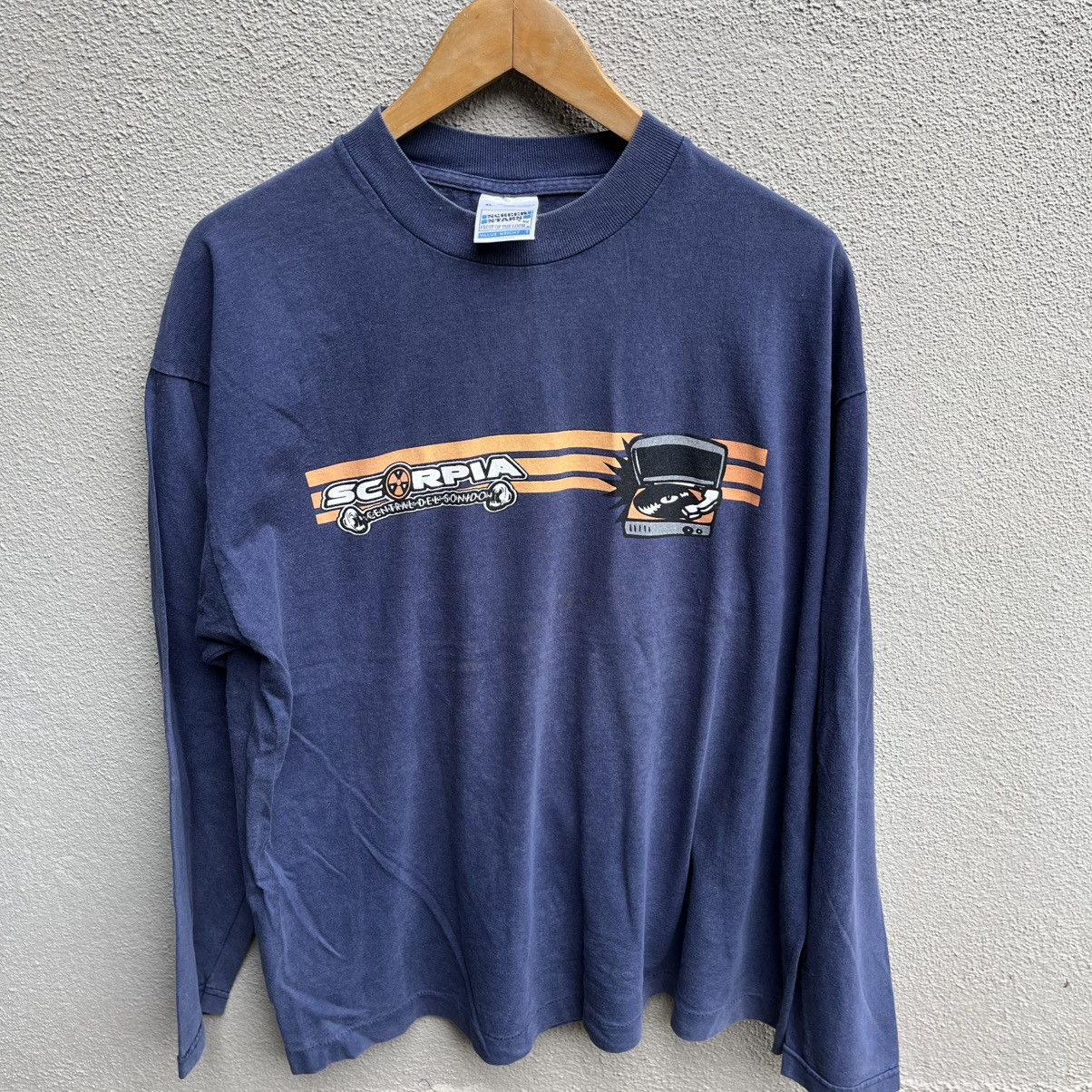 Band Tees Vintage 90s SCORPIA central del sonido tee dj club trance Size US M / EU 48-50 / 2 - 2 Thumbnail