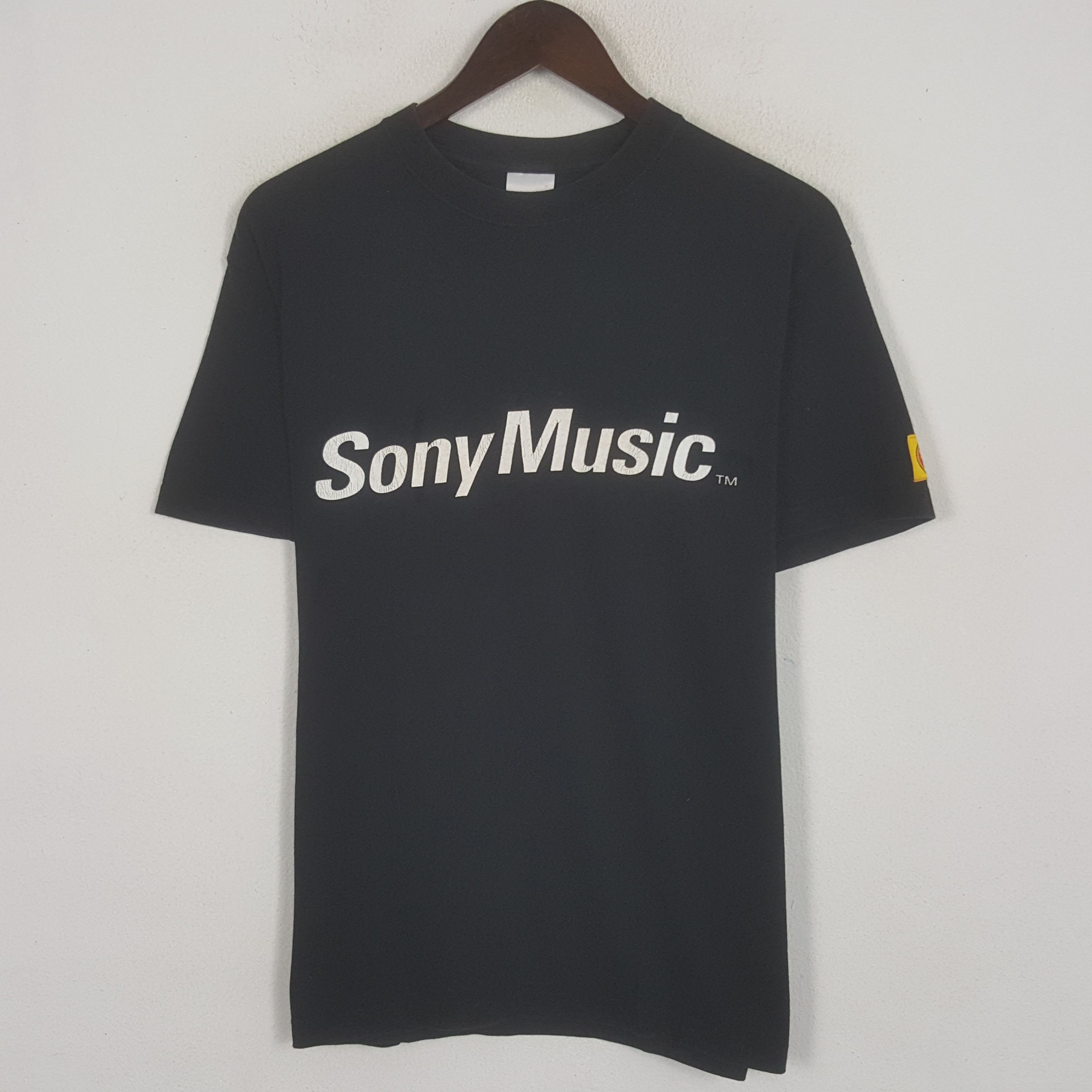 image of Sony Music Staff Tshirt in Black, Men's (Size Medium)