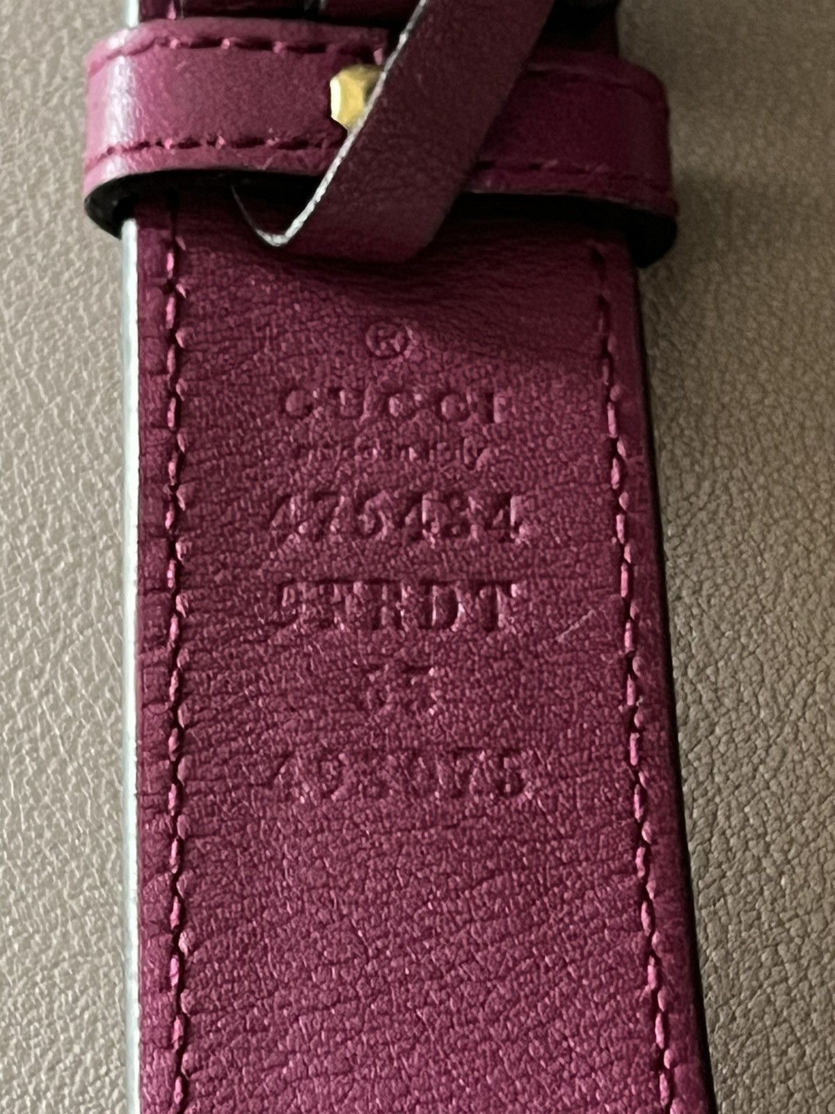 Gucci Gucci Marmont Purple Velvet Belt Bag Size ONE SIZE - 4 Thumbnail
