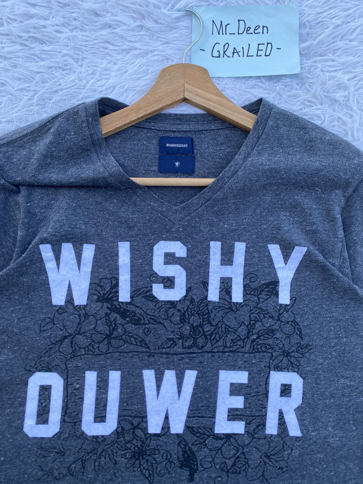 Maison MIHARA YASUHIRO Rare Miharayasuhiro “WISHYOUWEREHERE” Tshirt Size US S / EU 44-46 / 1 - 7 Thumbnail
