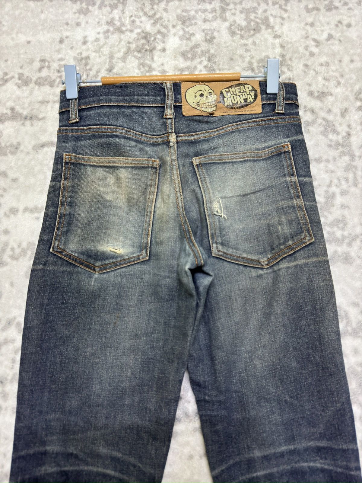 Cheap Monday CHEAP MONDAY Tight Original Wash Distressed Skinny Jeans Size US 26 / EU 42 - 8 Thumbnail