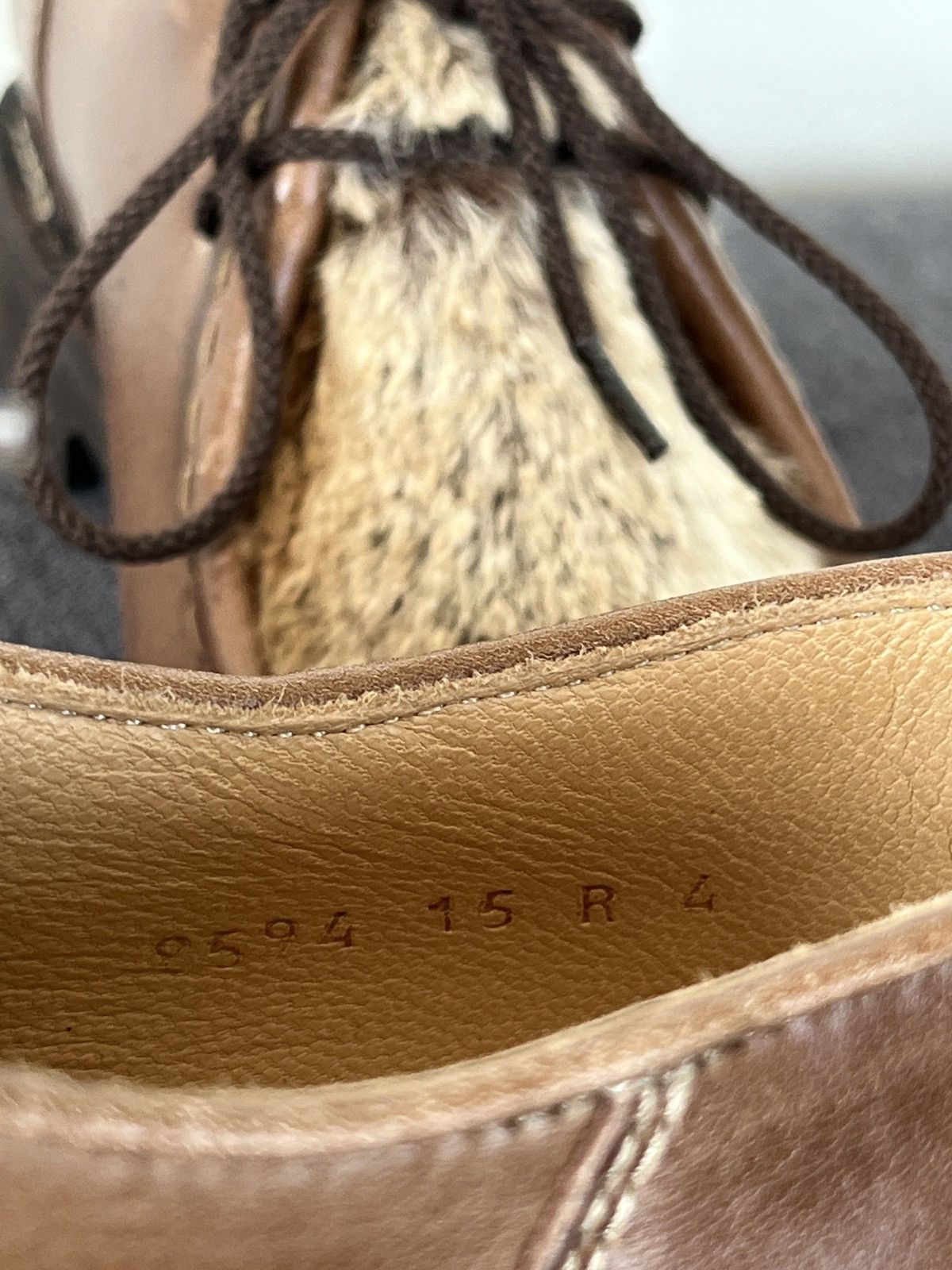 Paraboot Paraboot Michael Griff II Rabbit Fur Shoes sz 4 Size US 5 / EU 37 - 5 Thumbnail