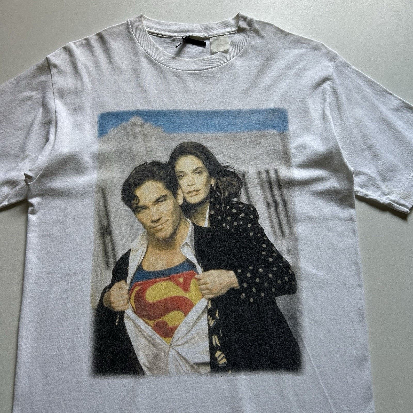 DC Comics × Vintage Vintage 90s 1995 Superman Movie DC Comics T Shirt Medium Size US M / EU 48-50 / 2 - 2 Thumbnail