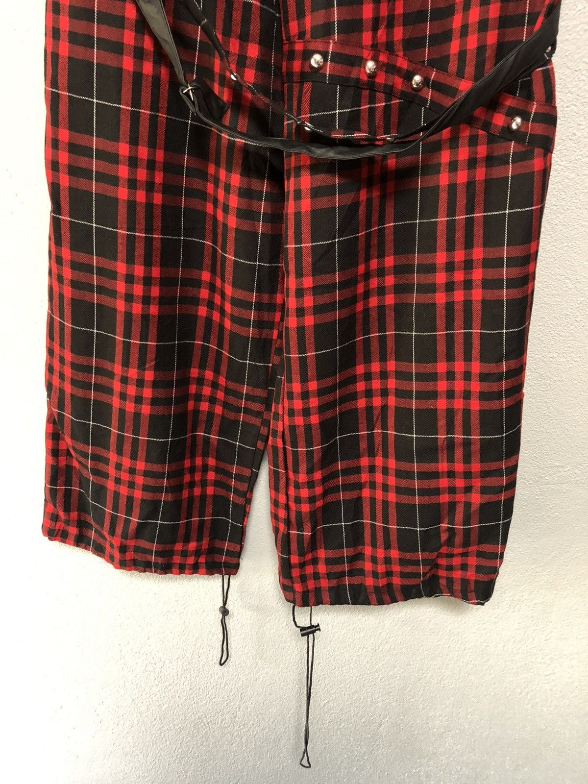 Japanese Brand Japanese Brand Sex Pot Revenge Punk Bondage Tartan Pants Size US 33 - 6 Thumbnail