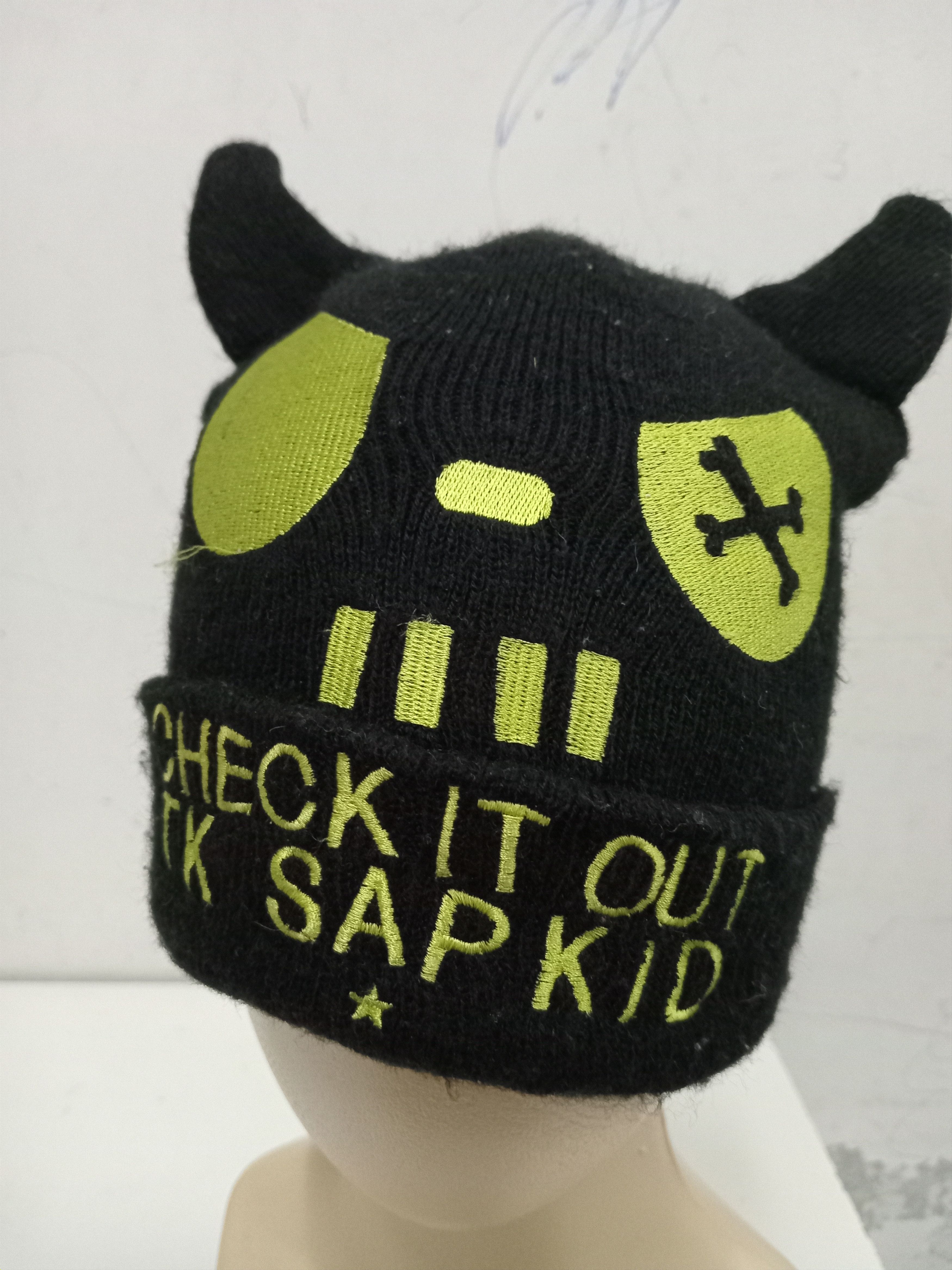 Japanese Brand × Vintage Vintage Devil Ear Sap Kid Beanie Size ONE SIZE - 4 Thumbnail