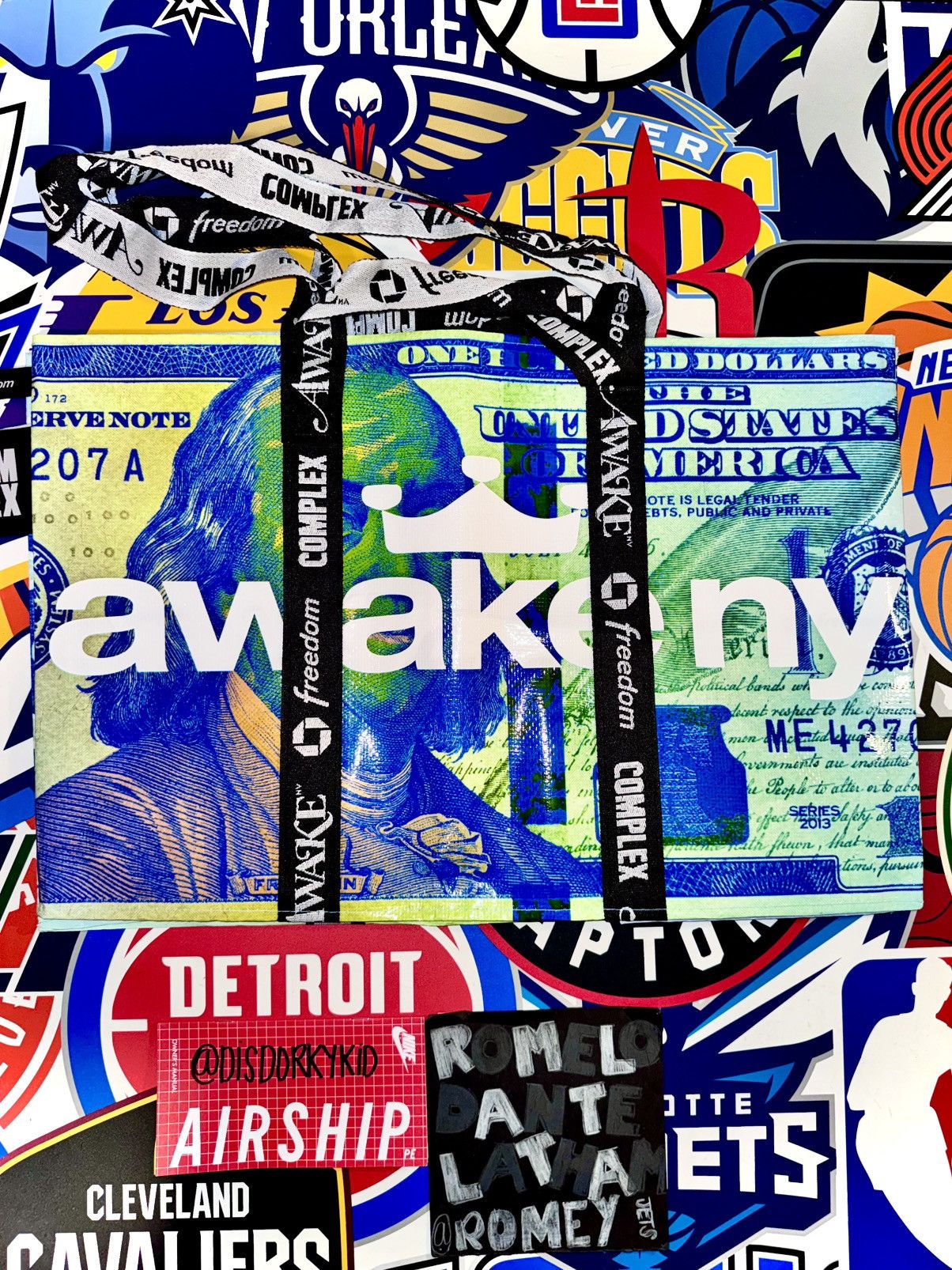 Awake NY Blue/Green Chase x Awake NY x ComplexCon 2025 Tote Bag Size ONE SIZE - 1 Thumbnail